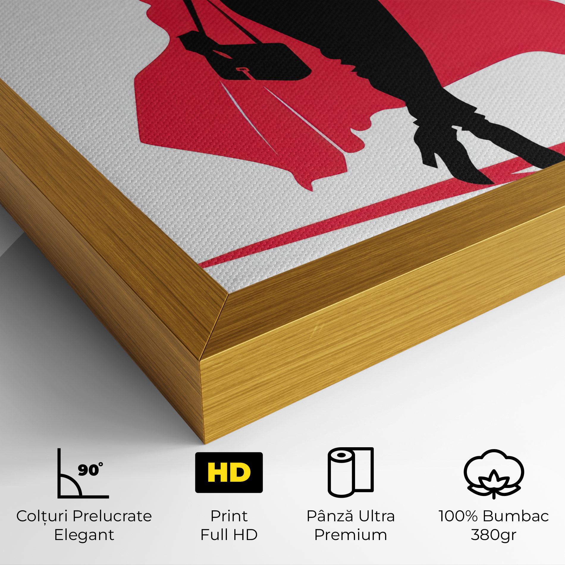 Tablou Canvas Pink Outfit Woman mockup 4