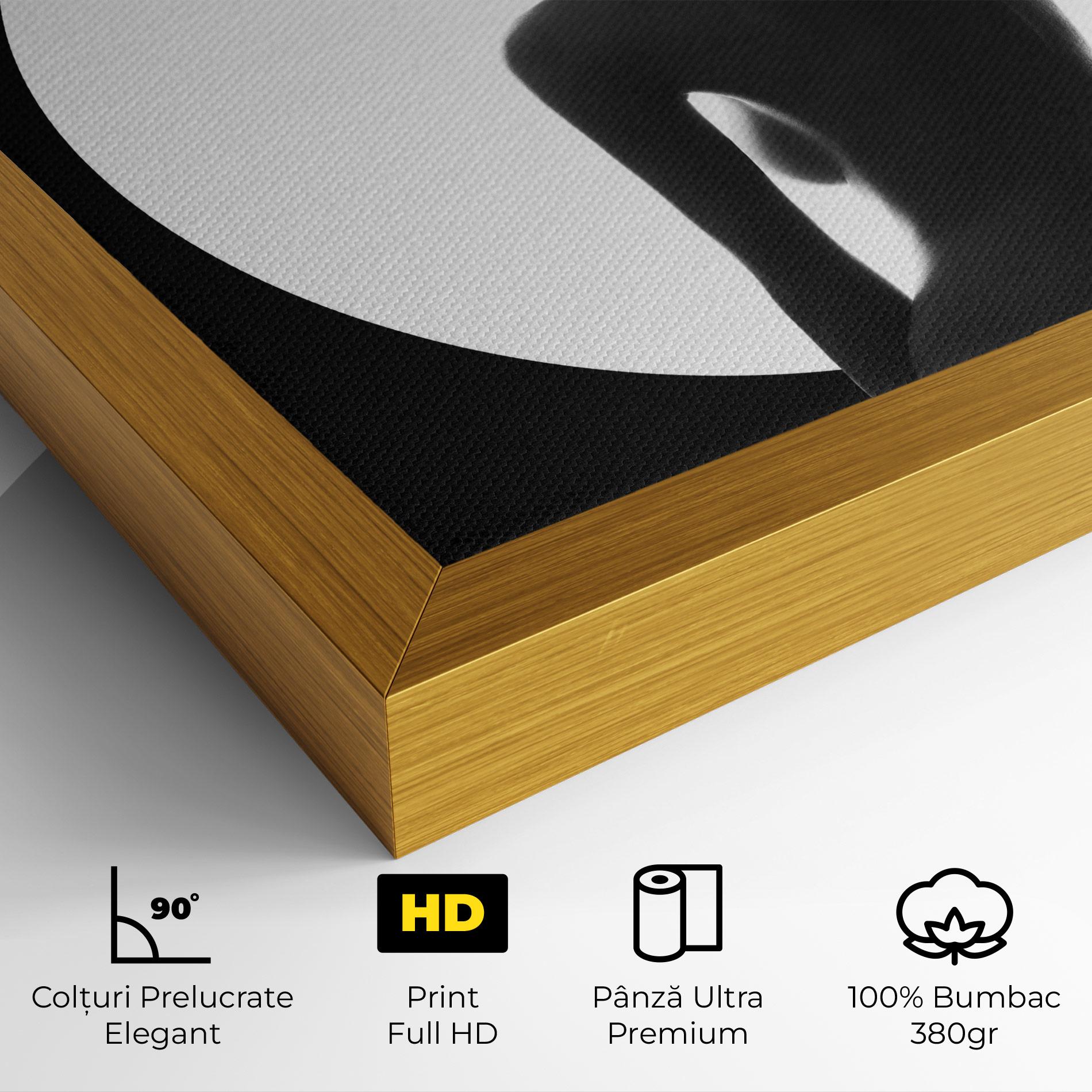 Tablou Canvas Woman Body Circle mockup 4