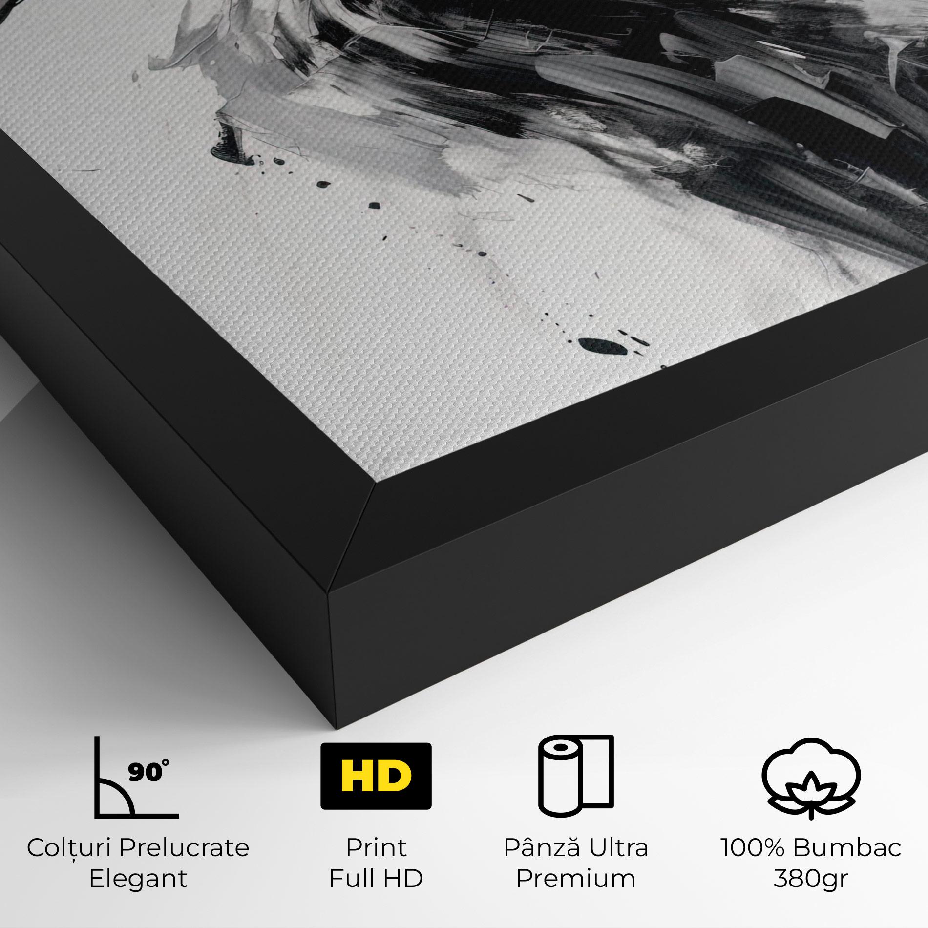Tablou Canvas Black Ink Woman mockup 4