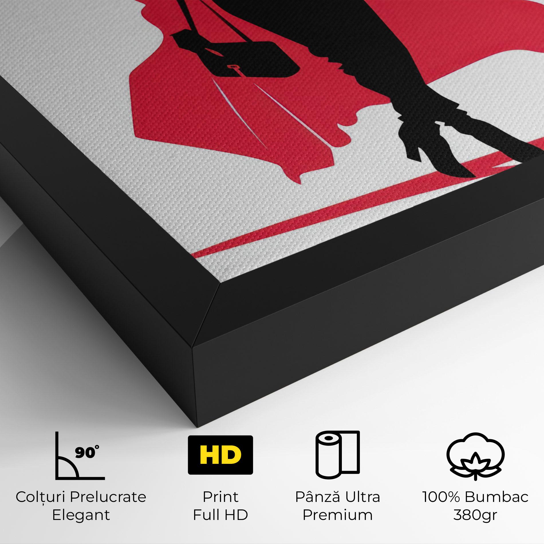 Tablou Canvas Pink Outfit Woman mockup 4