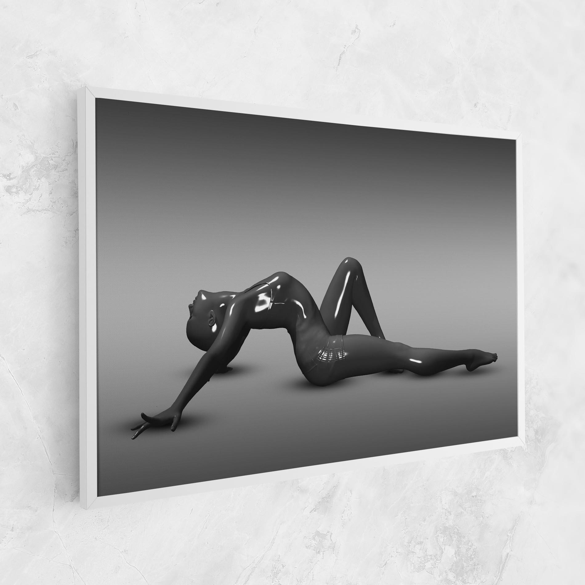 Tablou Canvas 3d Black Female mockup 1