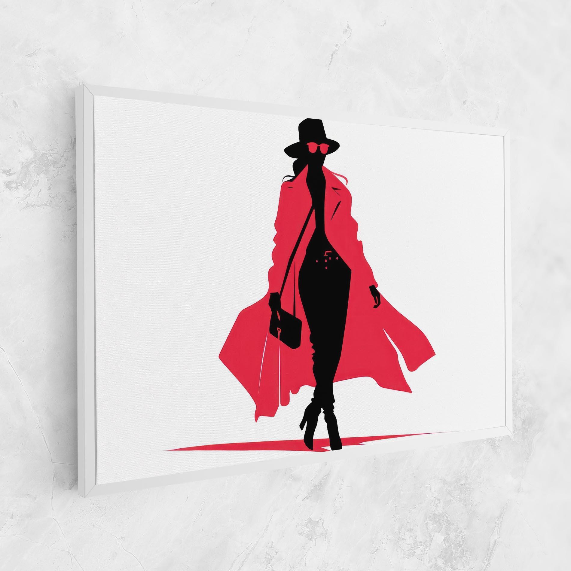 Tablou Canvas Pink Outfit Woman mockup 1