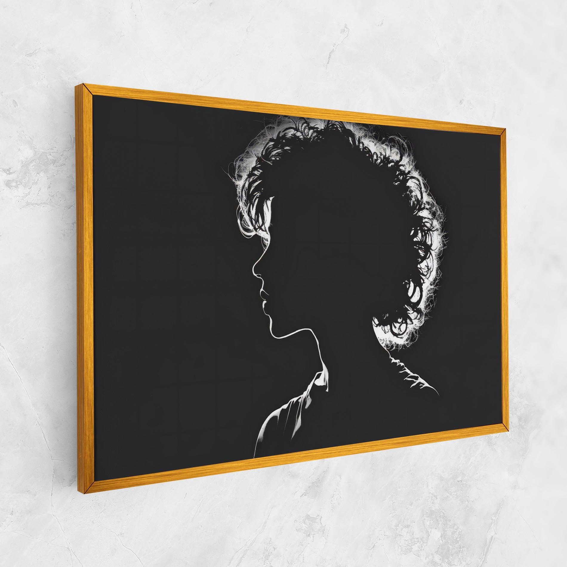 Tablou Canvas Digital Silhouette mockup 1