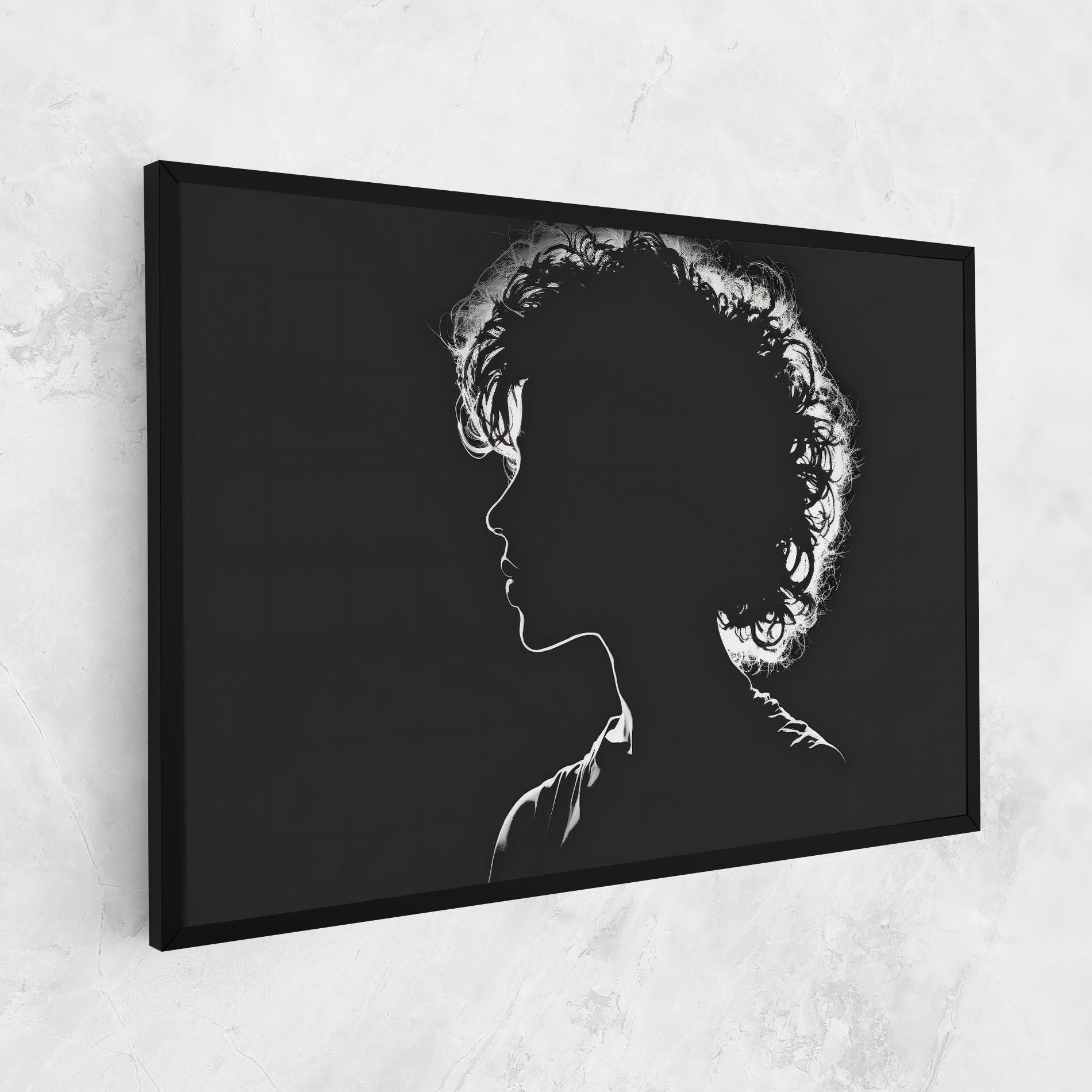 Tablou Canvas Digital Silhouette mockup 1