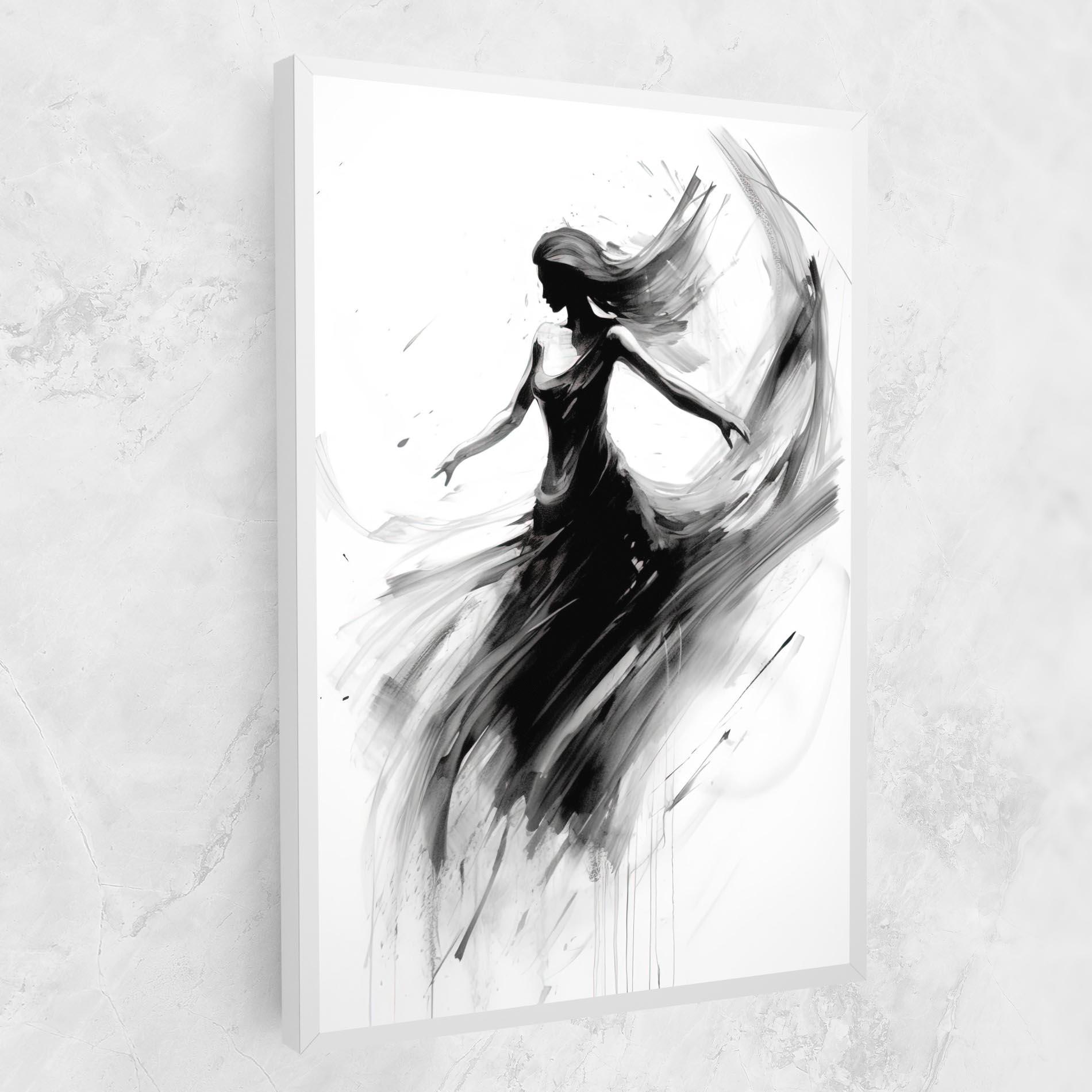 Tablou Canvas Dancing Woman Drawn mockup 1