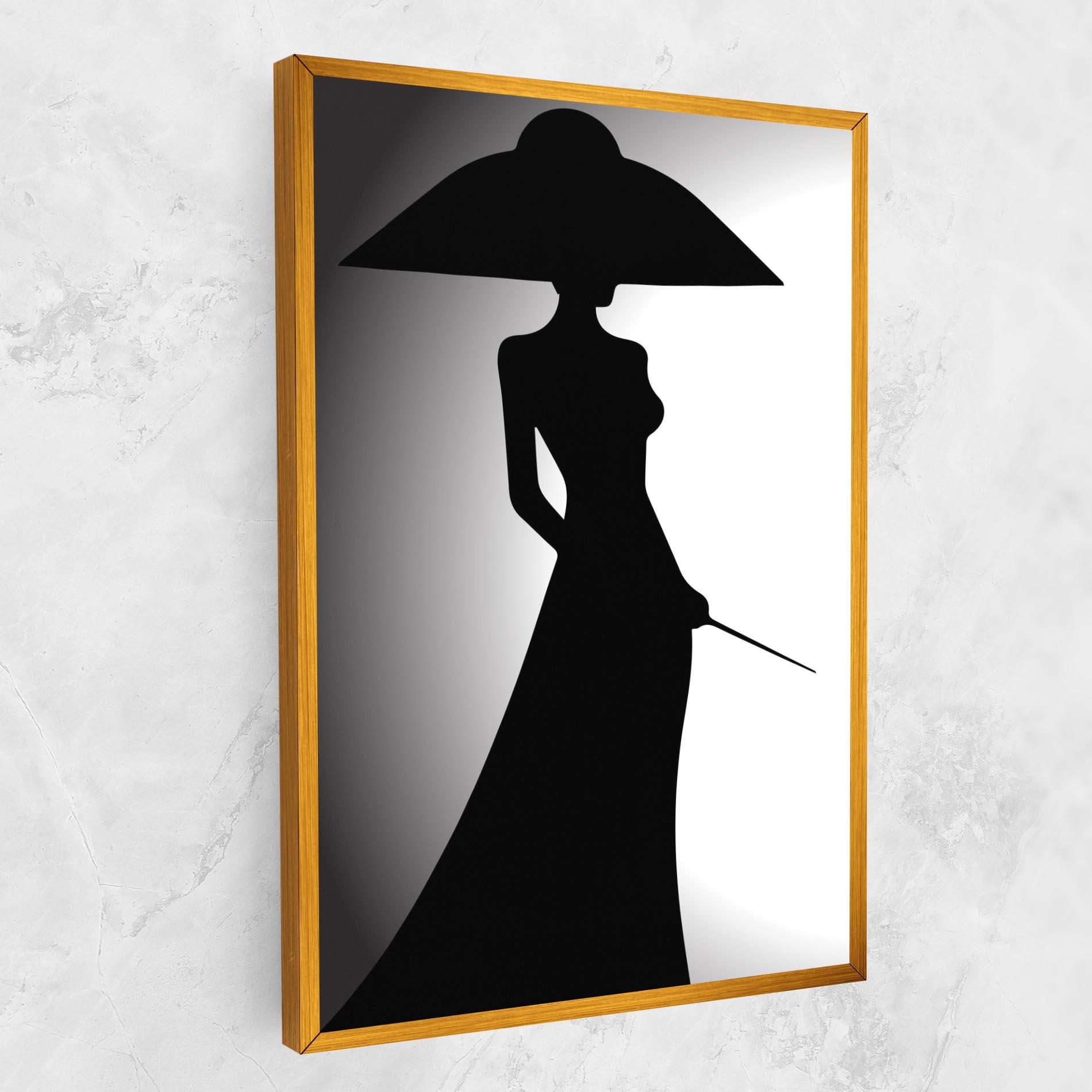 Tablou Canvas Big Hat Lady mockup 1