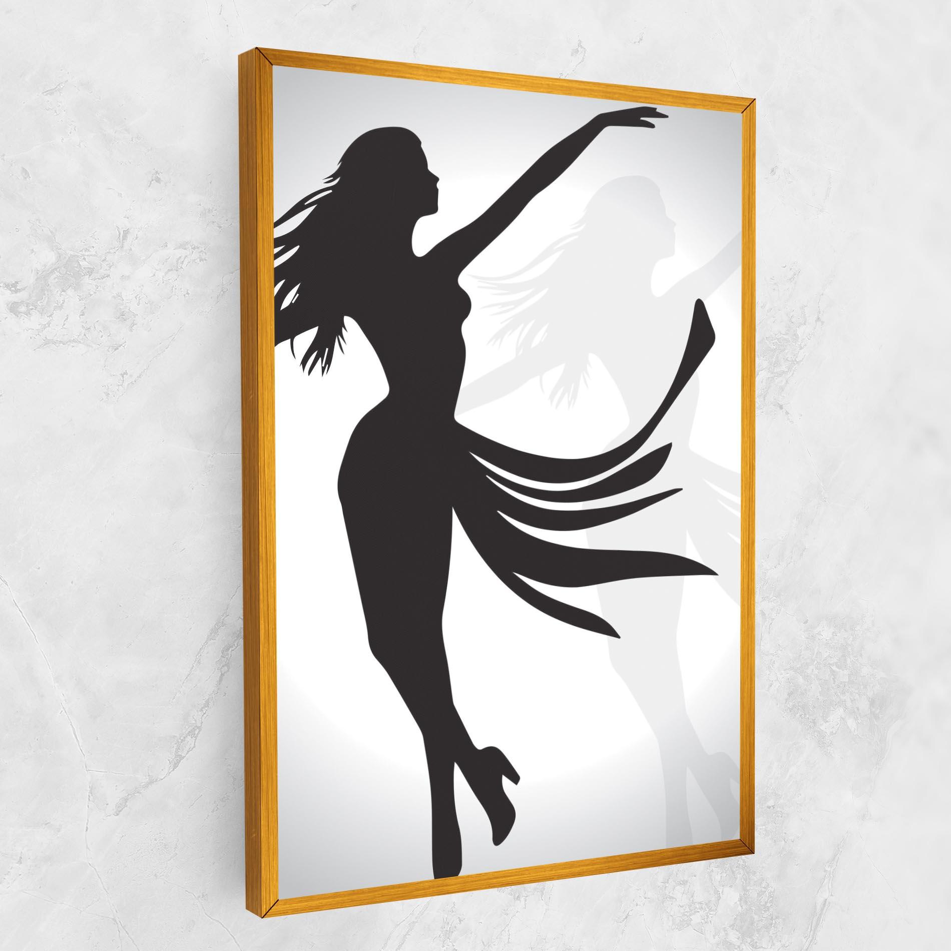 Tablou Canvas Dance Shilouette mockup 1
