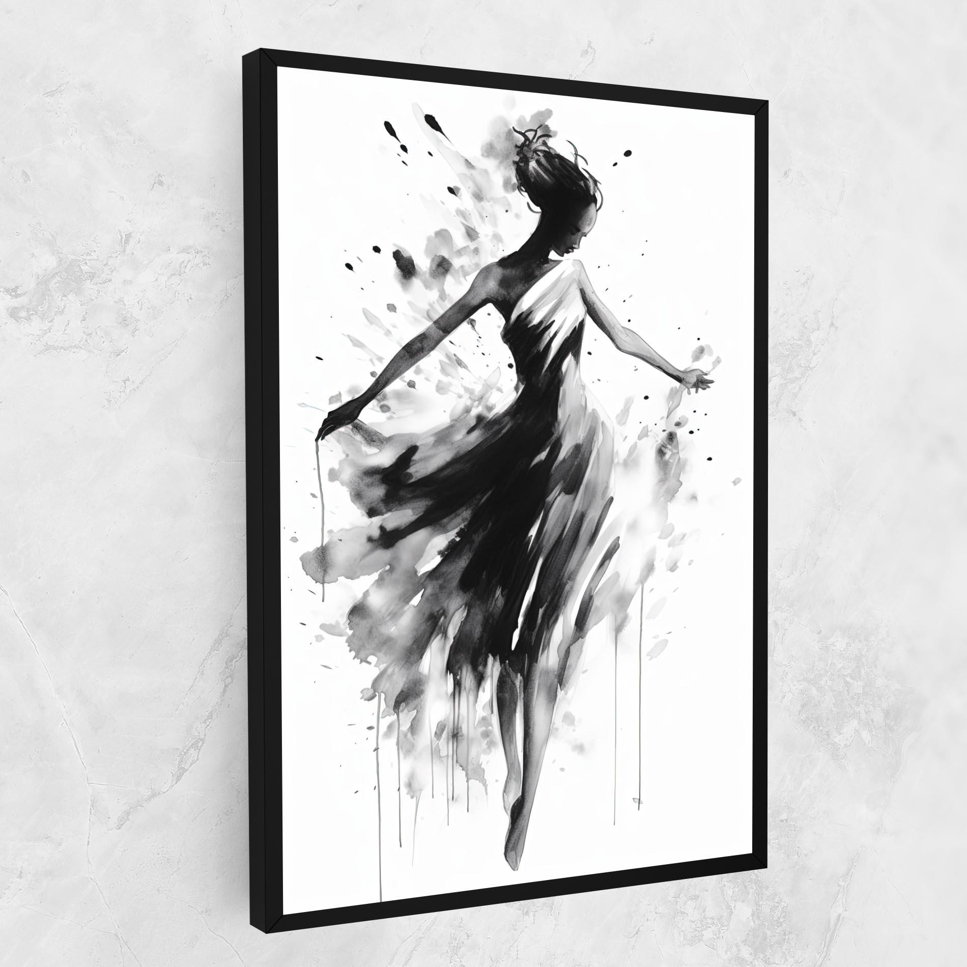 Tablou Canvas Beautiful Dancing Woman mockup 1
