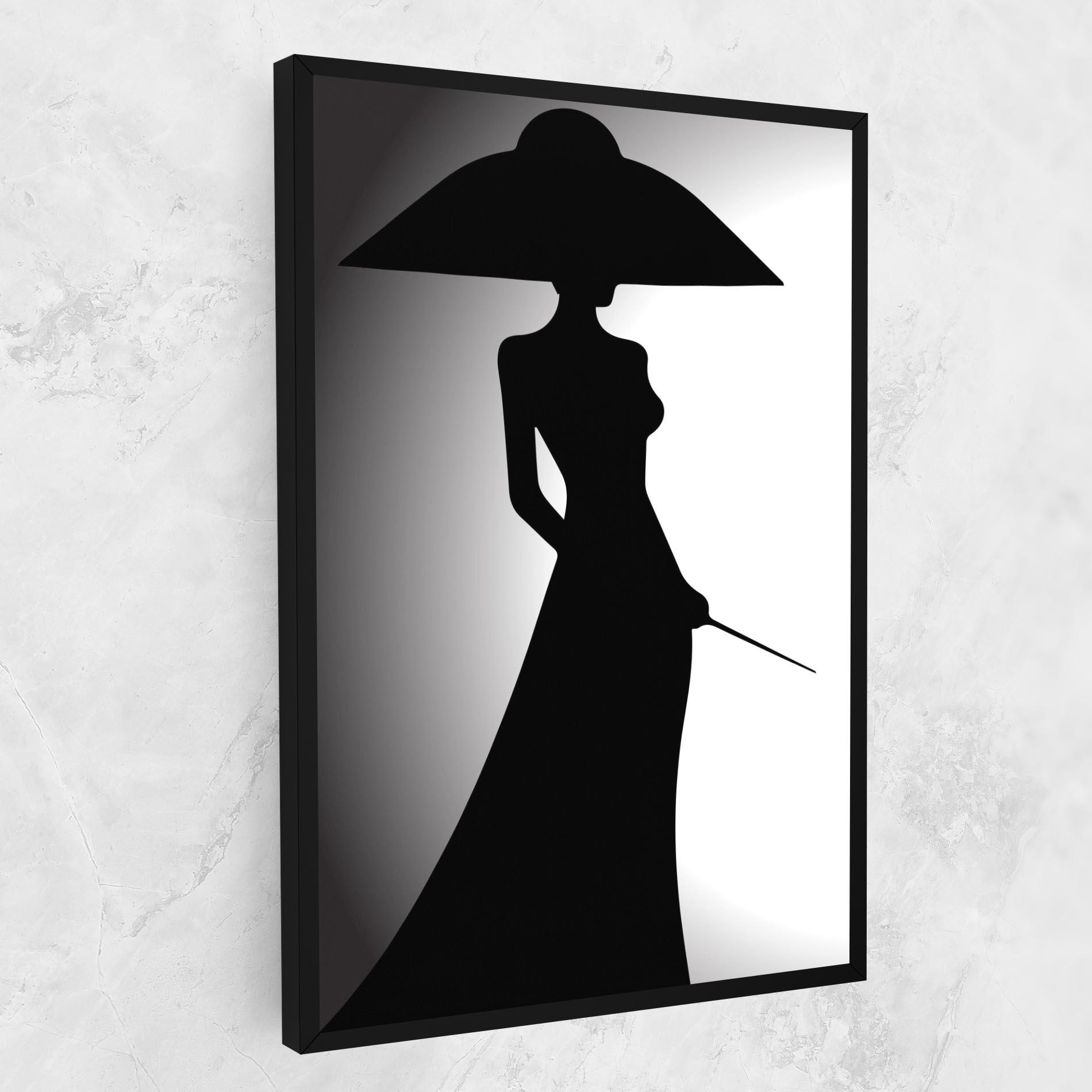 Tablou Canvas Big Hat Lady mockup 1