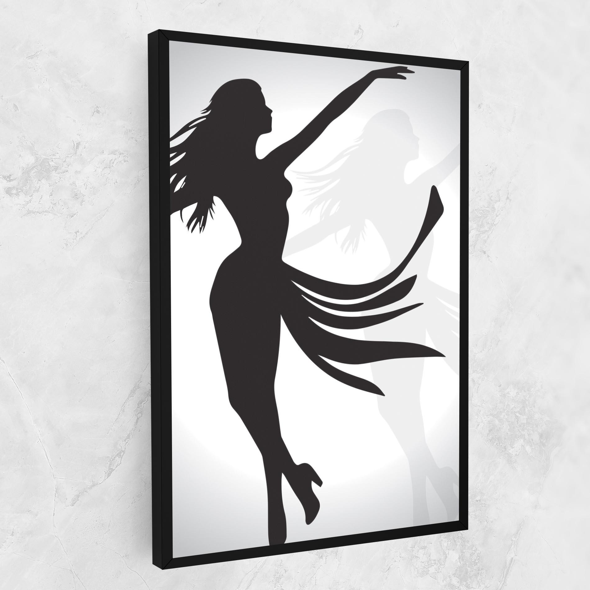 Tablou Canvas Dance Shilouette mockup 1