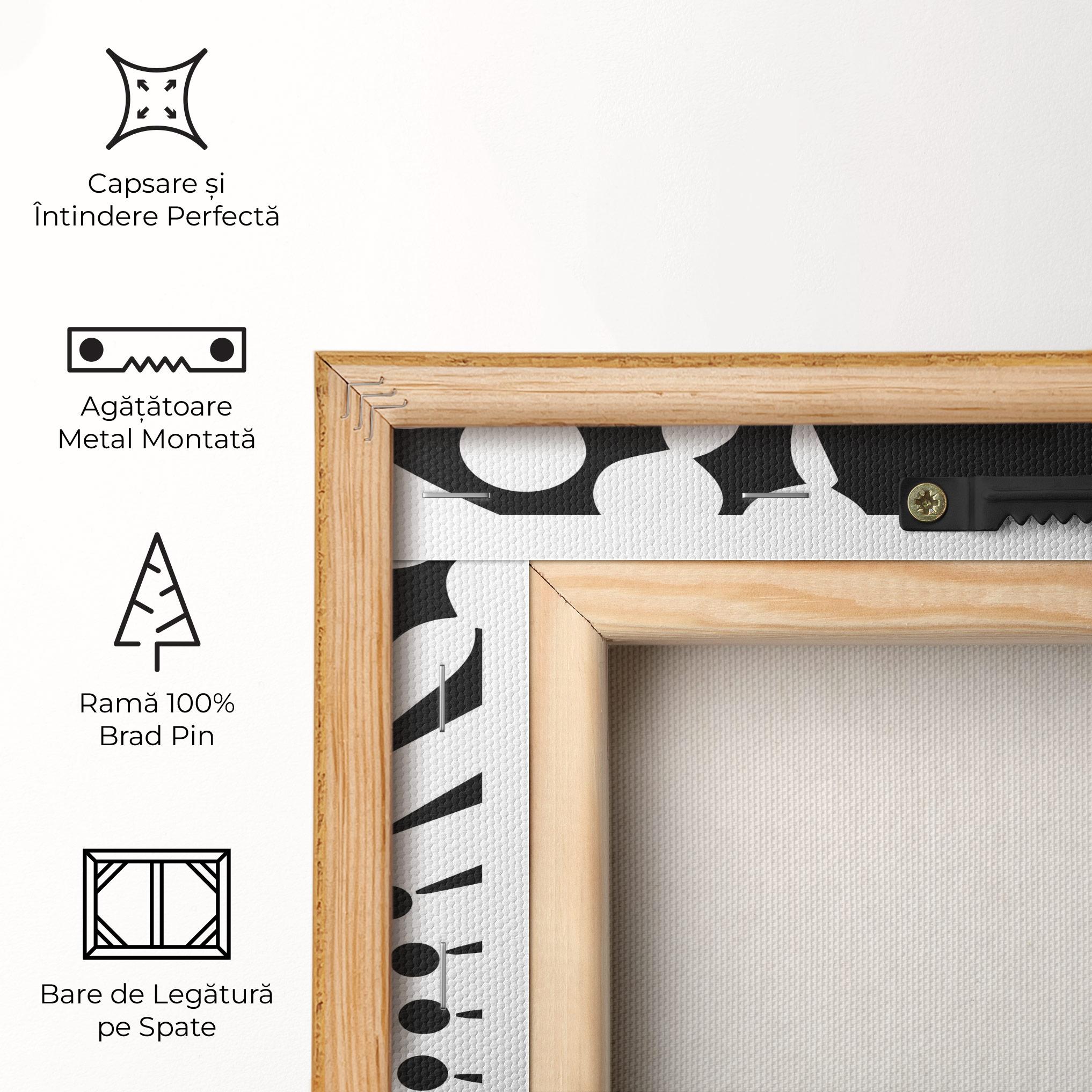 Tablou Canvas Black Shilouette Lady mockup 5