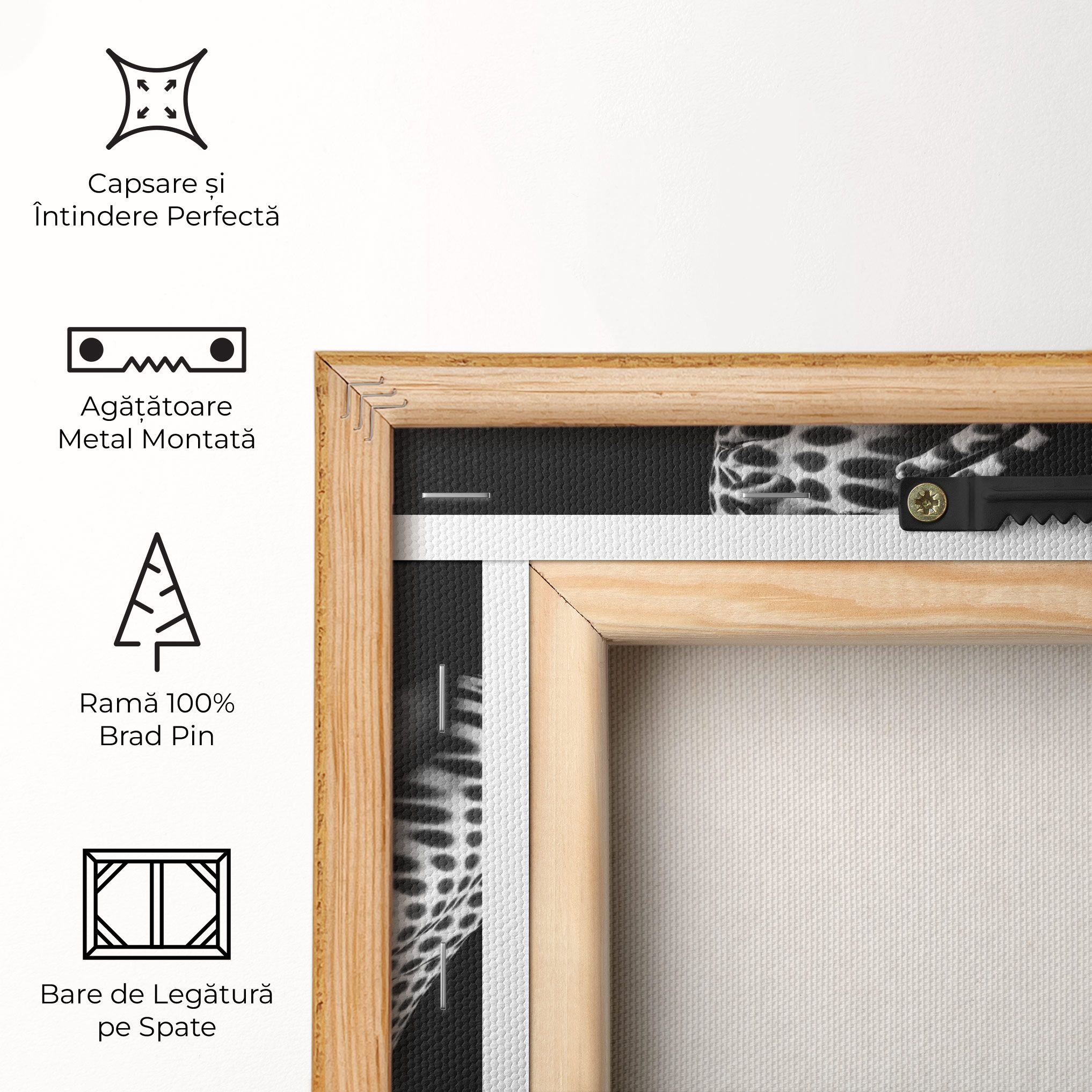 Black White Pattern Woman mockup 5