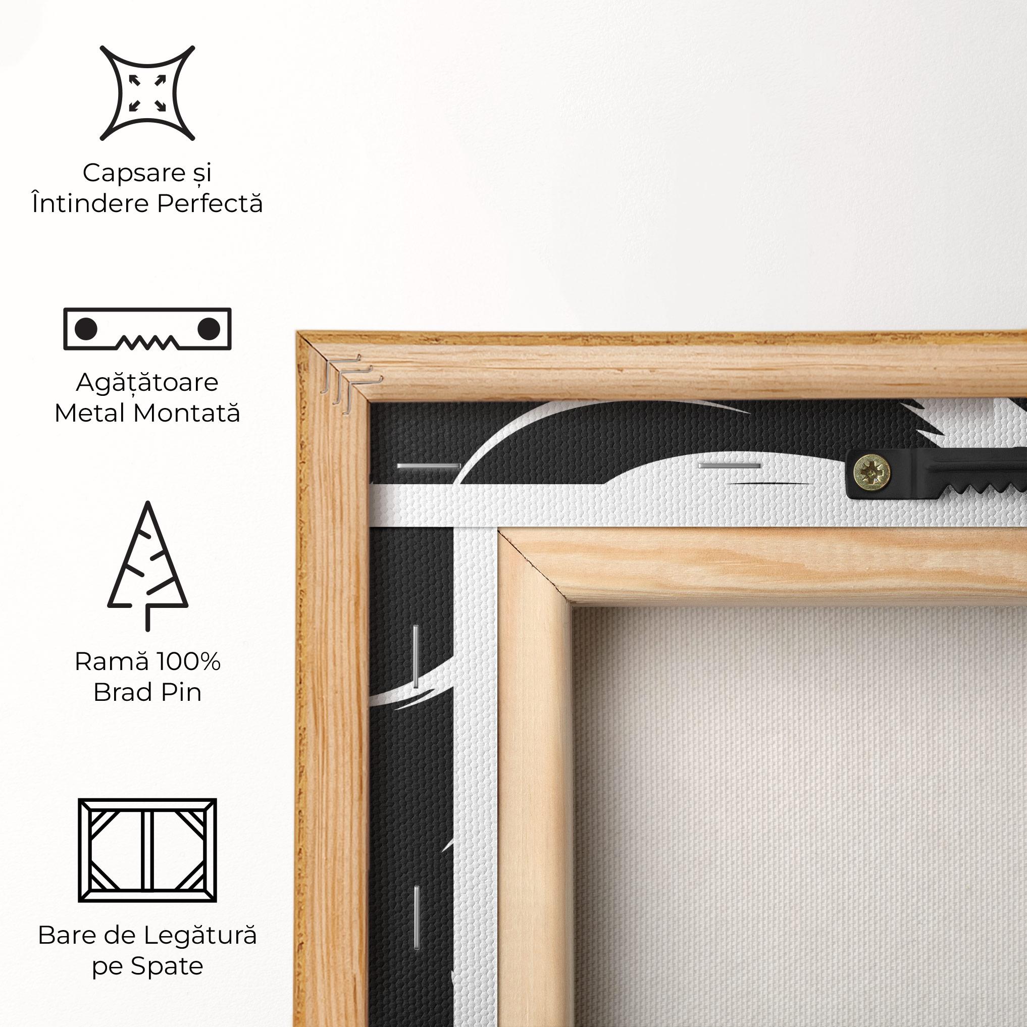 Tablou Canvas Eyeliner Shilouette mockup 5