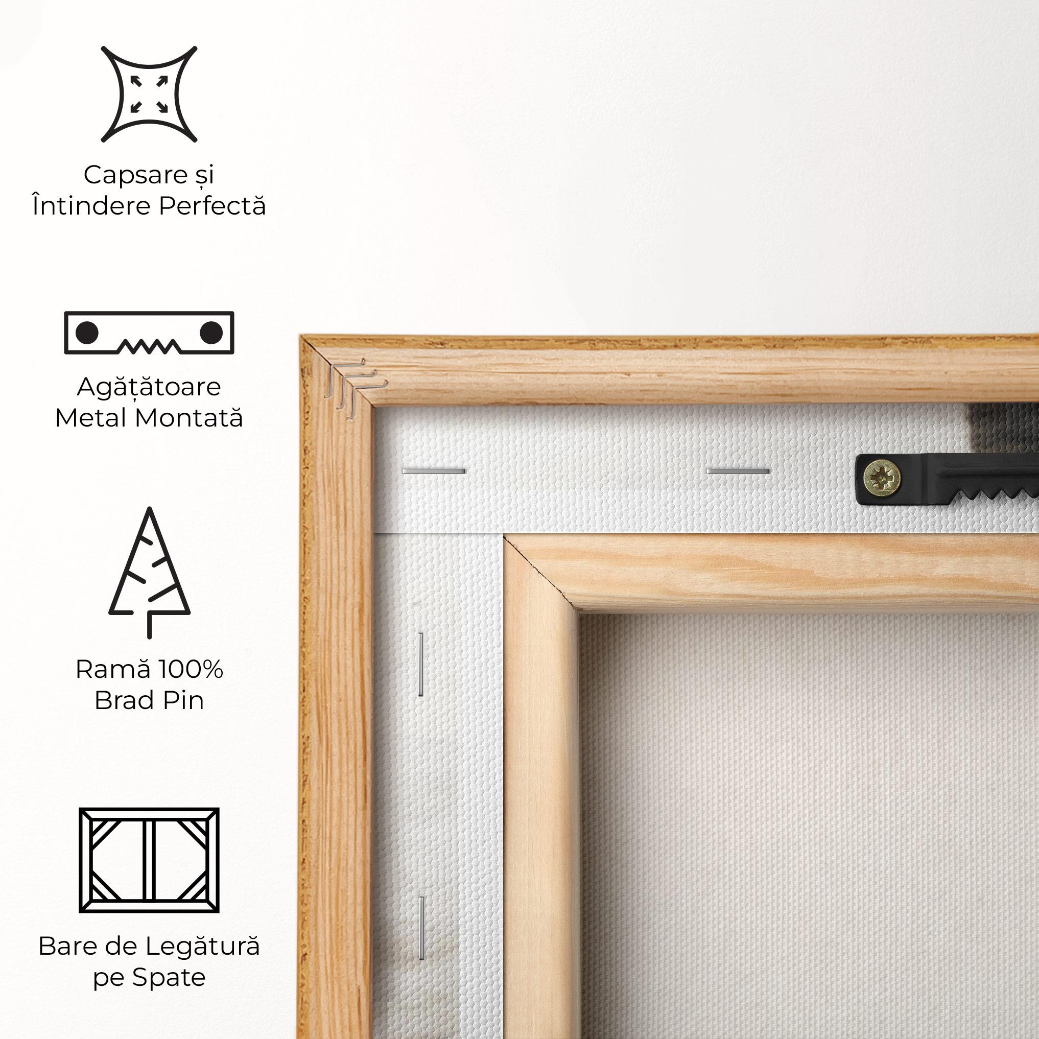 Tablou Canvas Smoke Girl Shilouette mockup 5