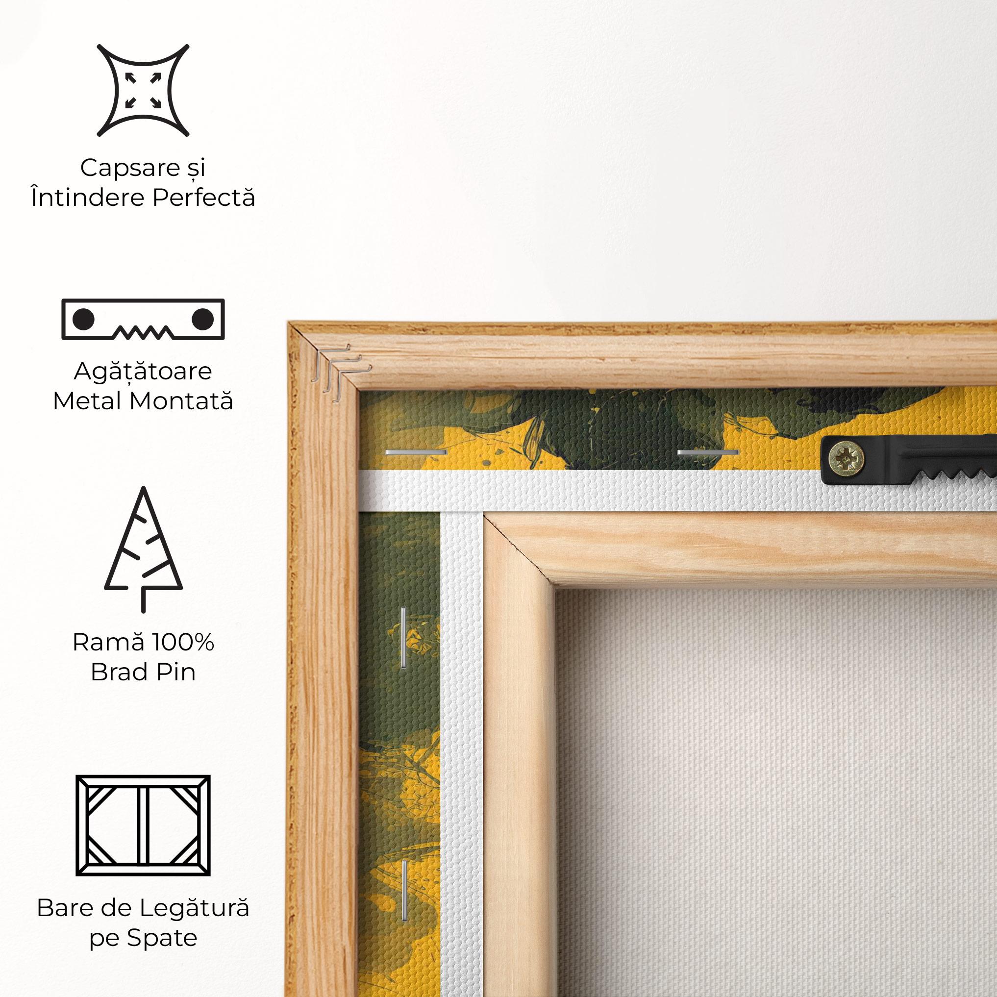 Tablou Canvas Thinking Yellow mockup 5