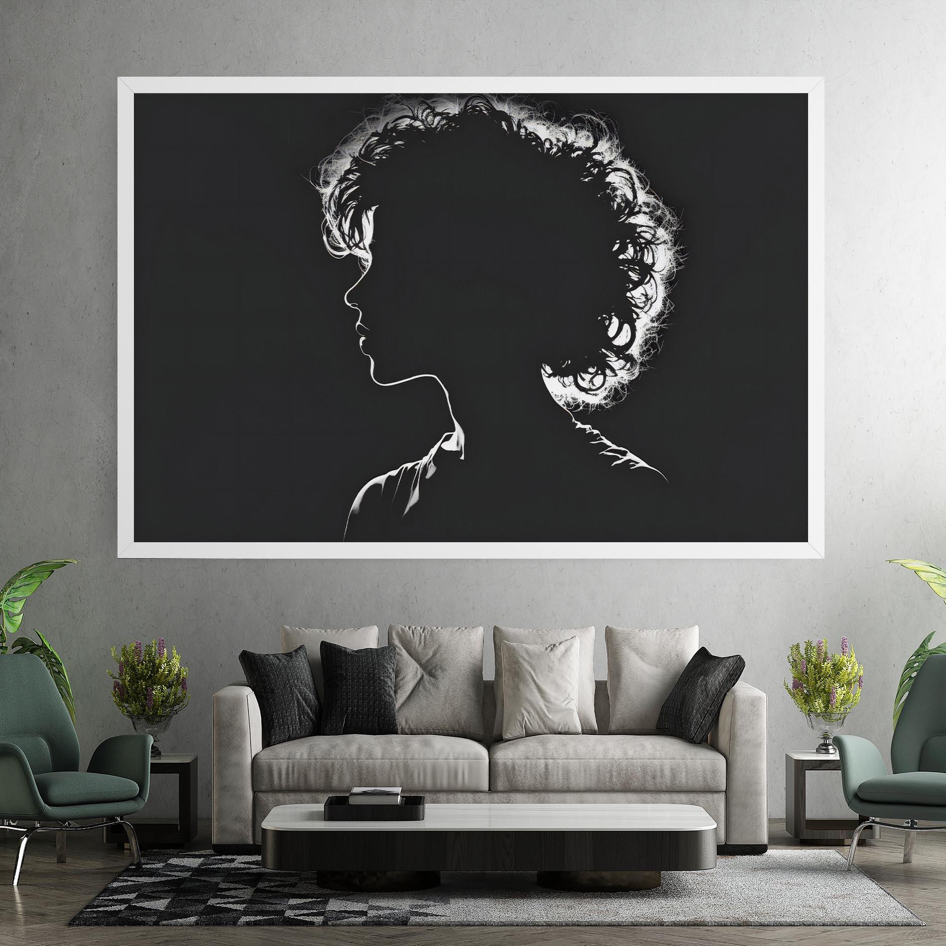 Tablou Canvas Digital Silhouette mockup 7