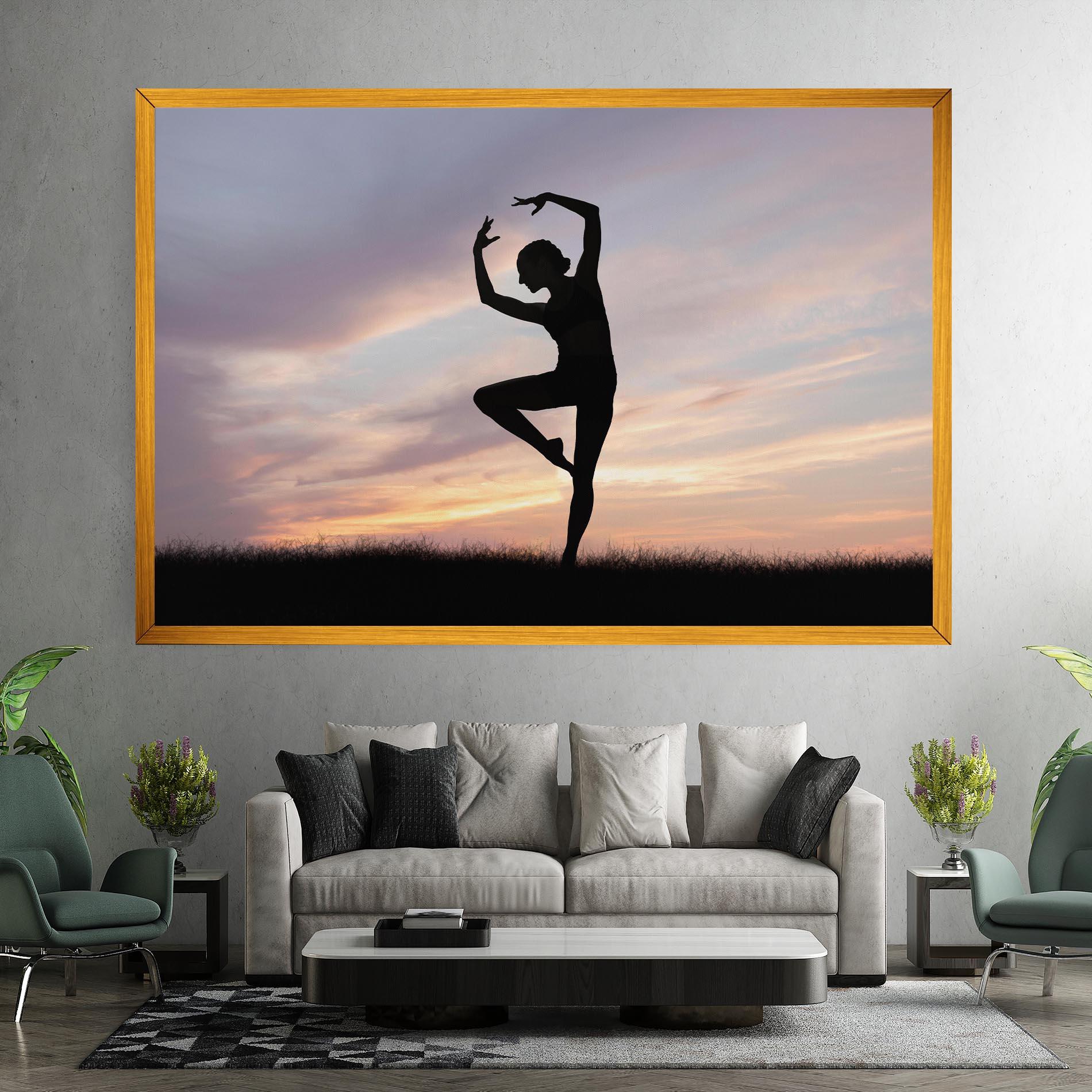 Tablou Canvas Purple Sky Posing mockup 7