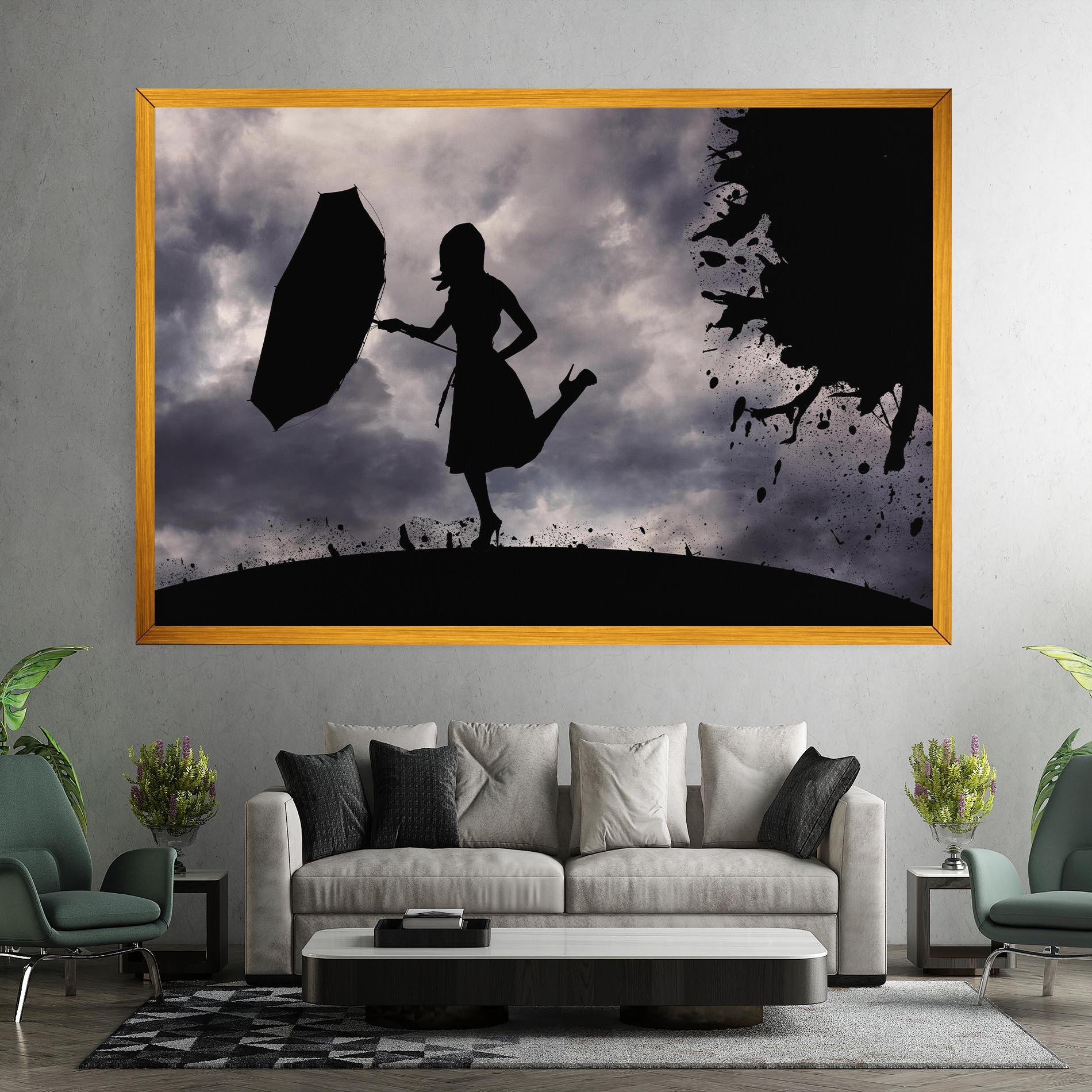 Tablou Canvas Stormy Day mockup 7