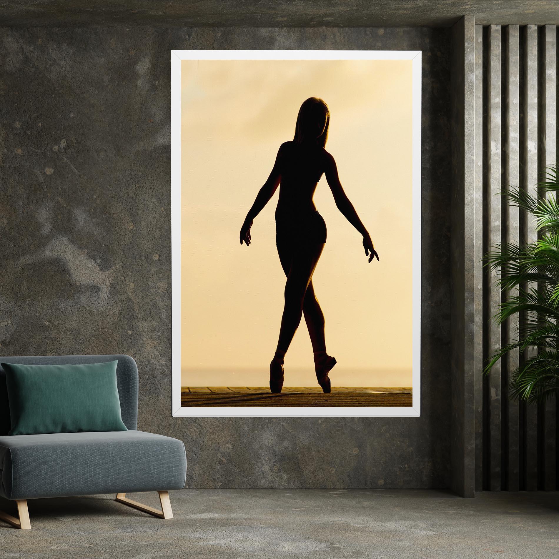 Tablou Canvas Ballet On Cream mockup 7