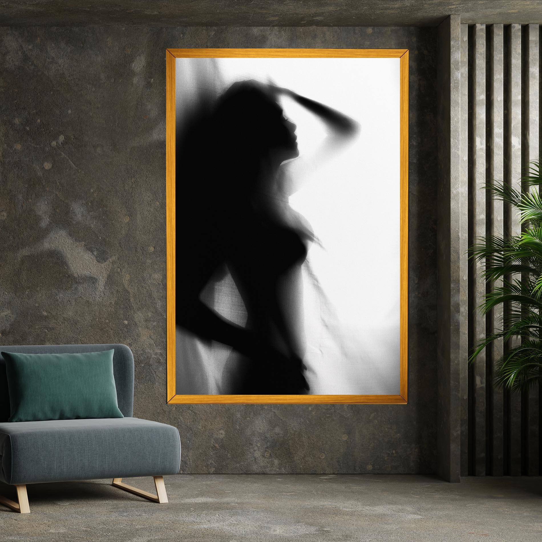 Tablou Canvas Blurred Girl mockup 7