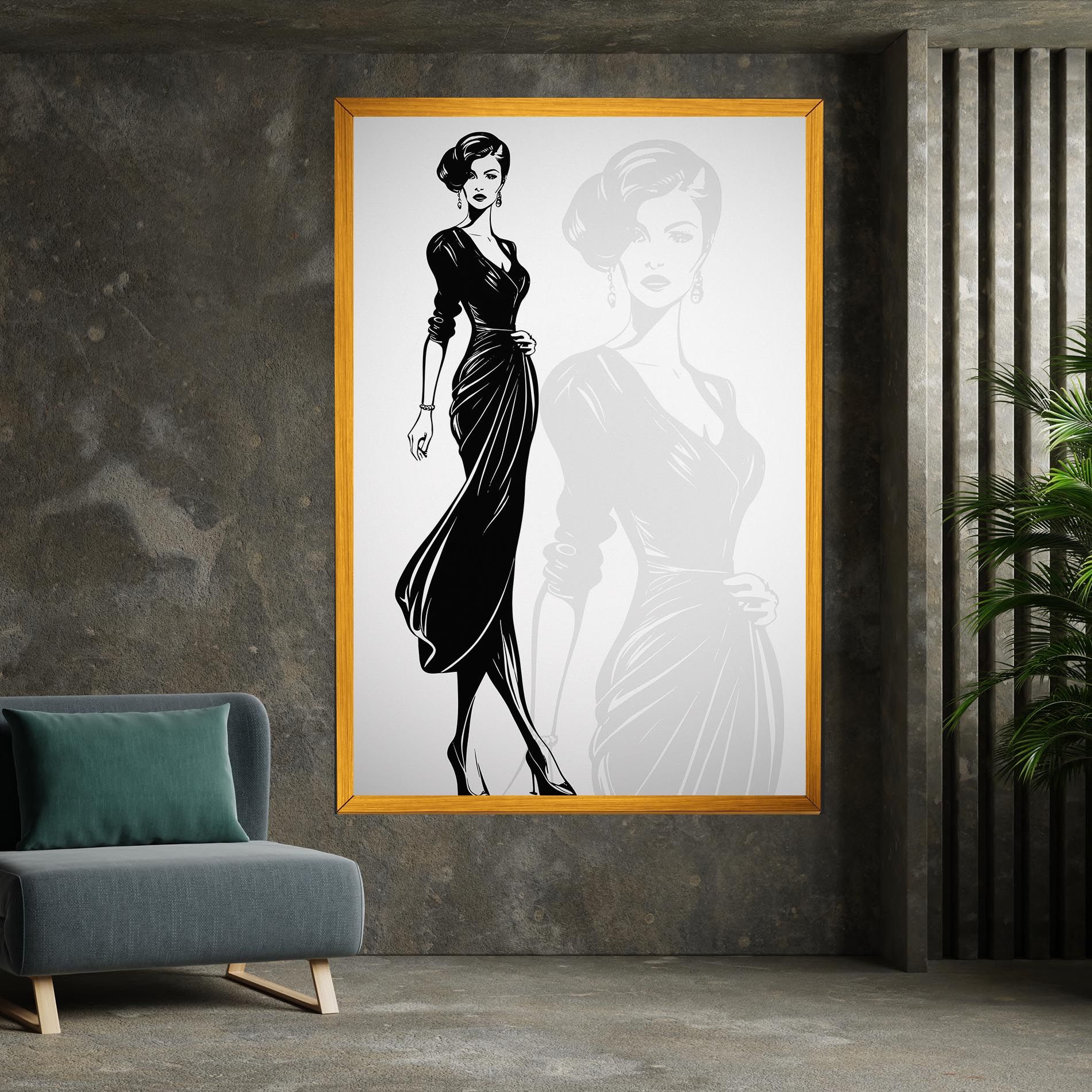 Lady Shilouette mockup 7