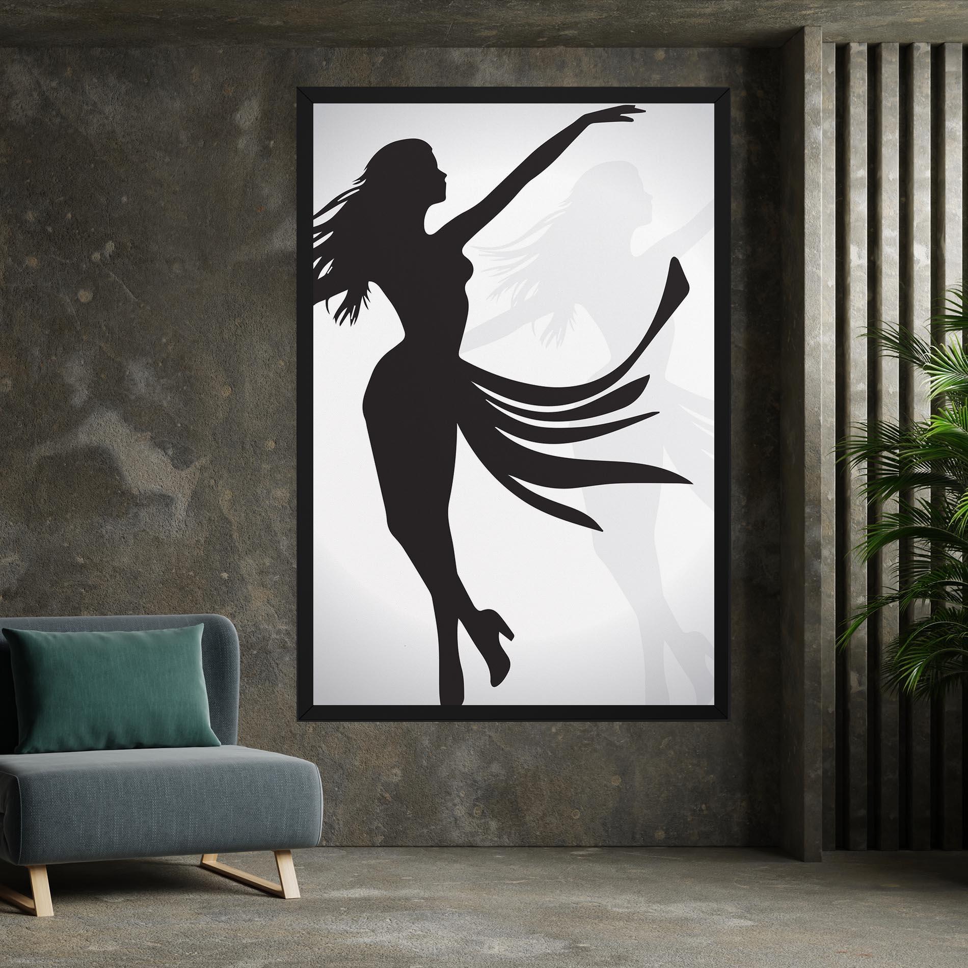 Tablou Canvas Dance Shilouette mockup 7