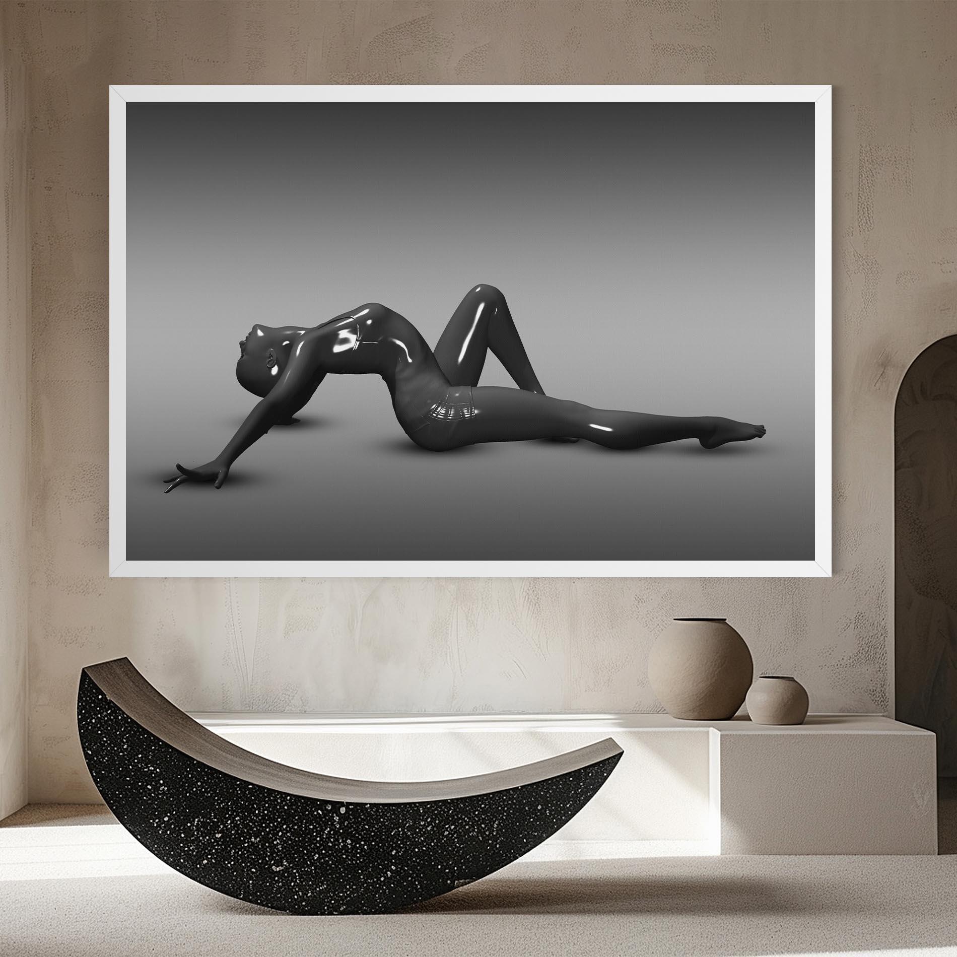 Tablou Canvas 3d Black Female mockup 8