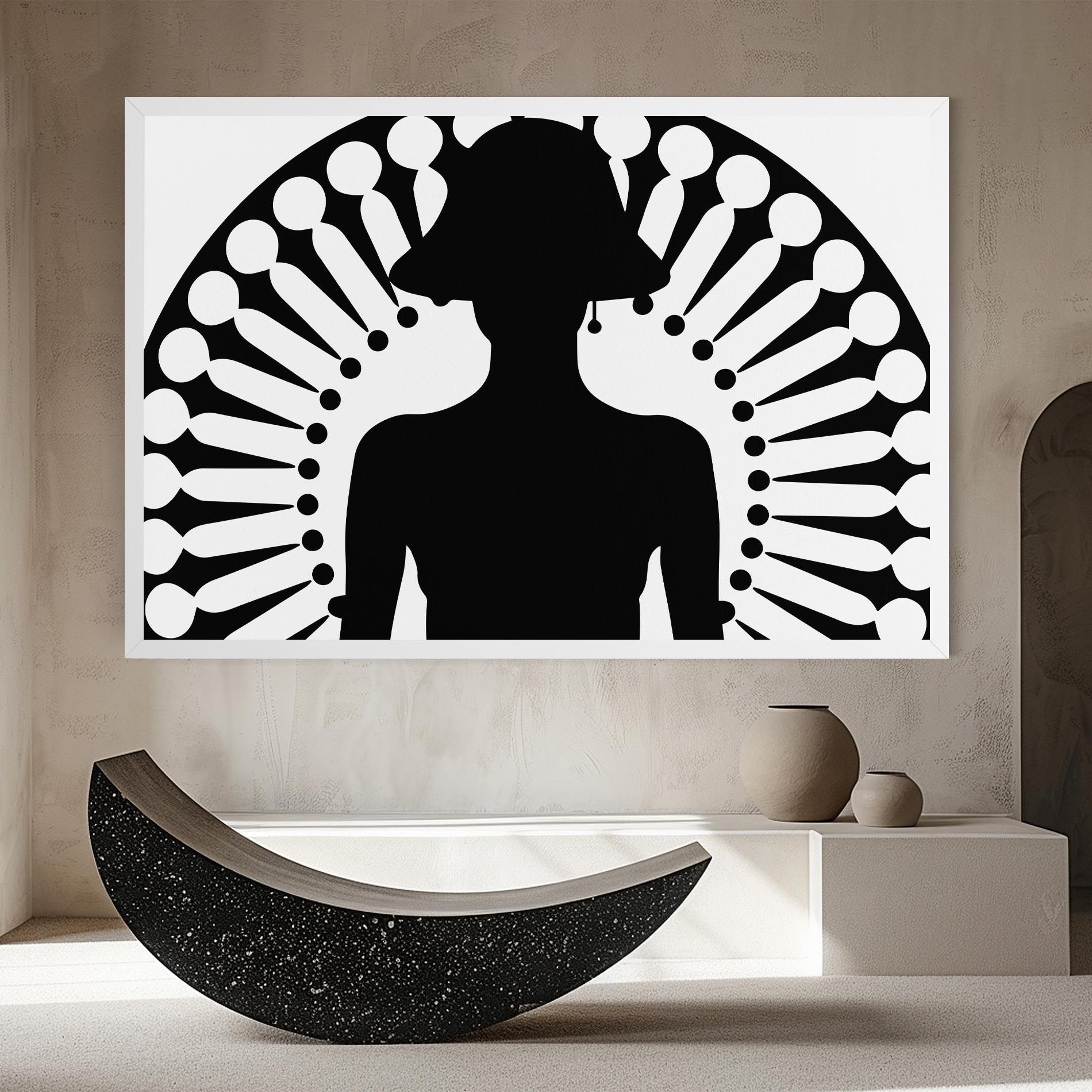 Black Shilouette Lady mockup 8