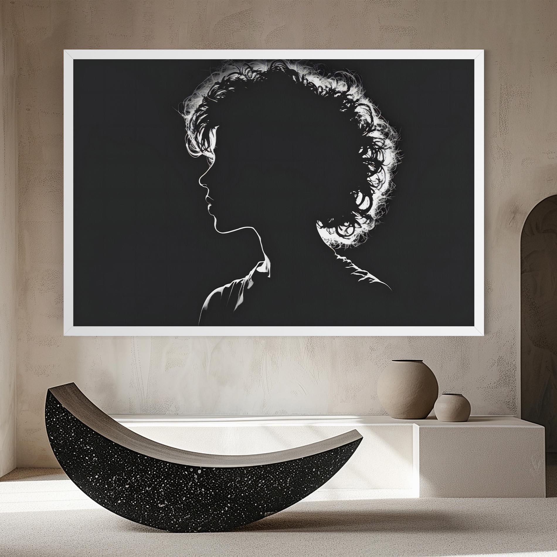 Tablou Canvas Digital Silhouette mockup 8
