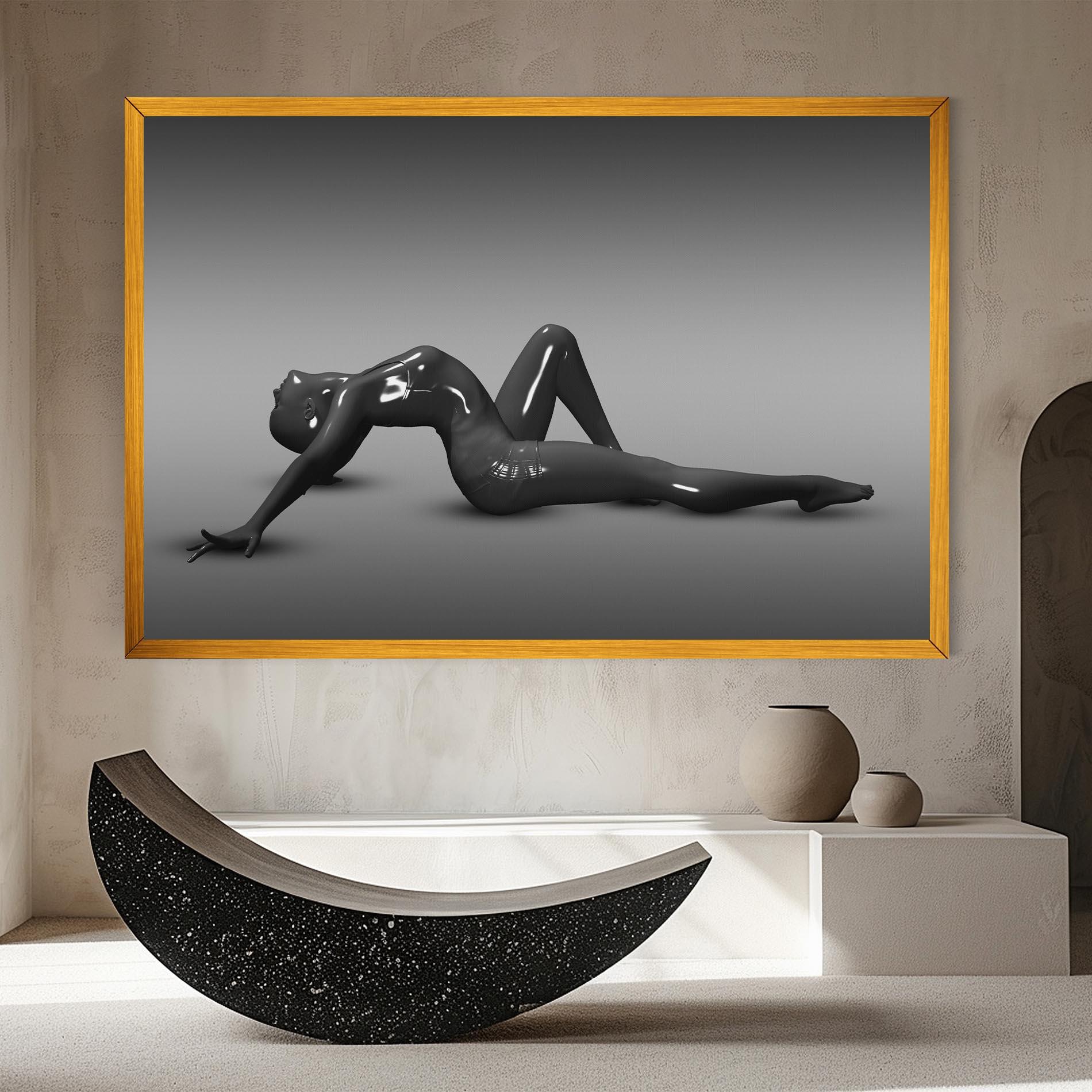 Tablou Canvas 3d Black Female mockup 8