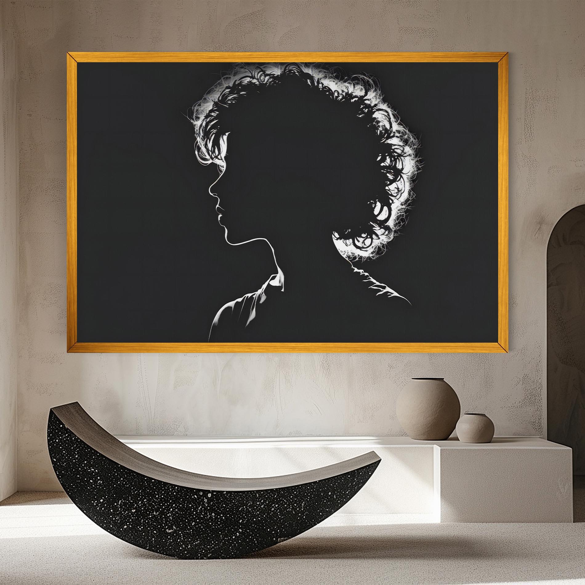 Tablou Canvas Digital Silhouette mockup 8