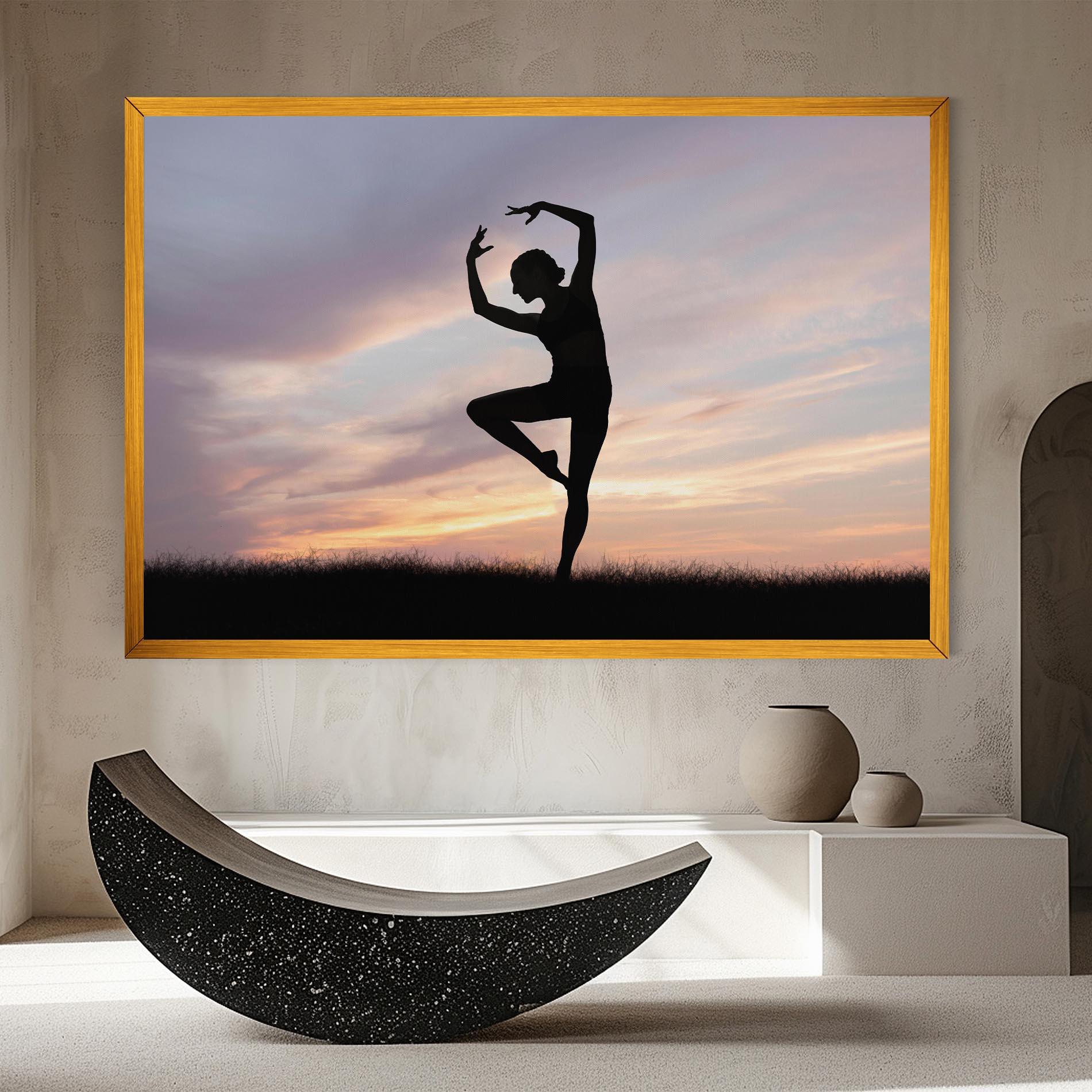 Tablou Canvas Purple Sky Posing mockup 8