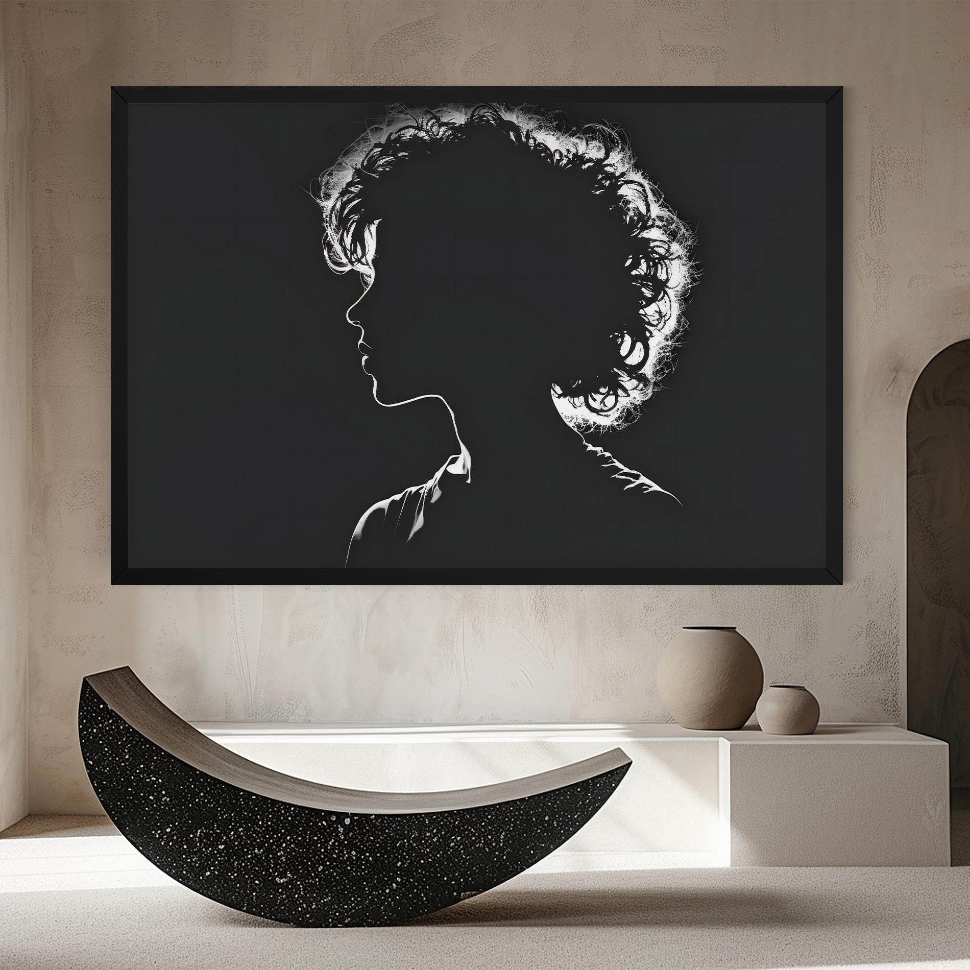 Tablou Canvas Digital Silhouette mockup 8