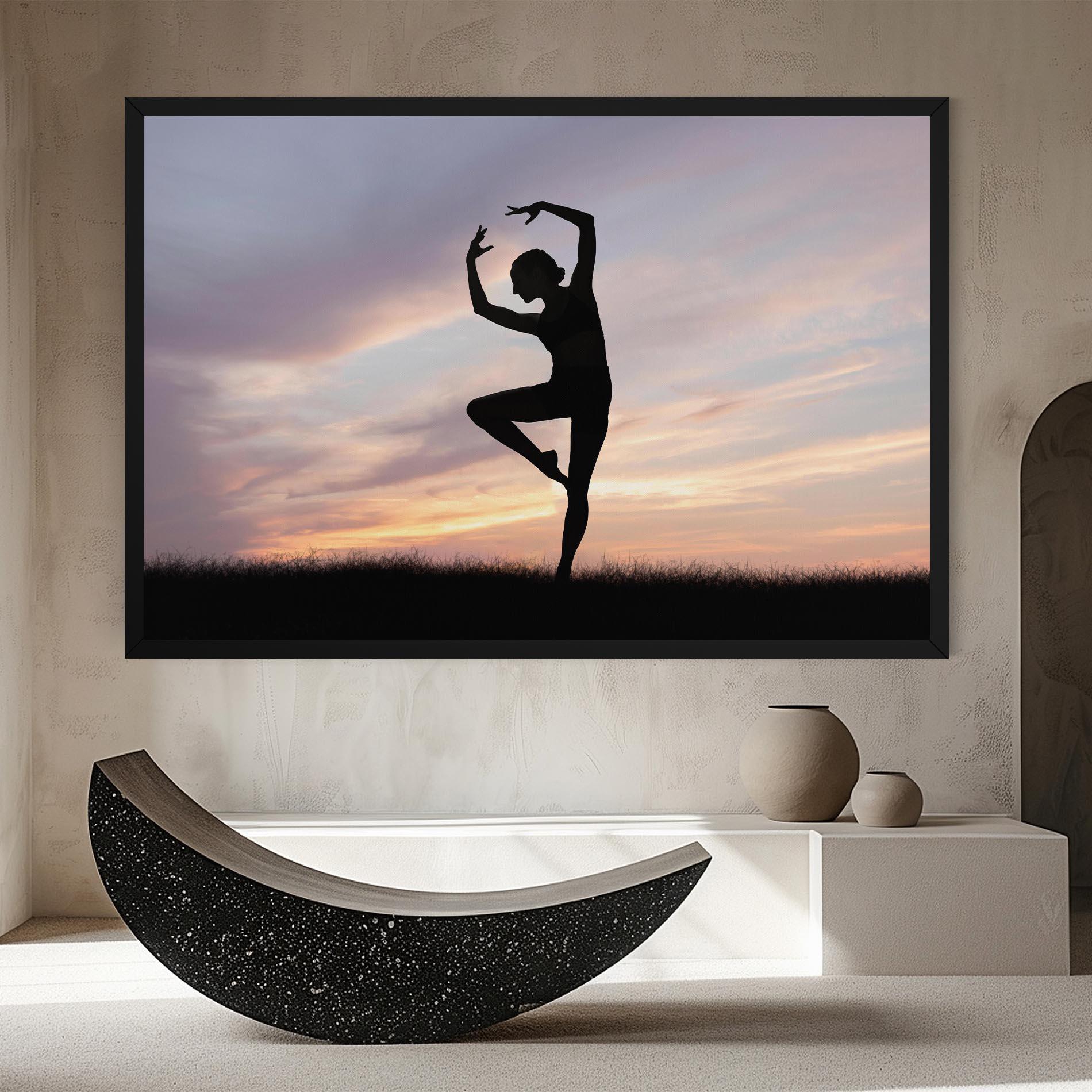 Tablou Canvas Purple Sky Posing mockup 8