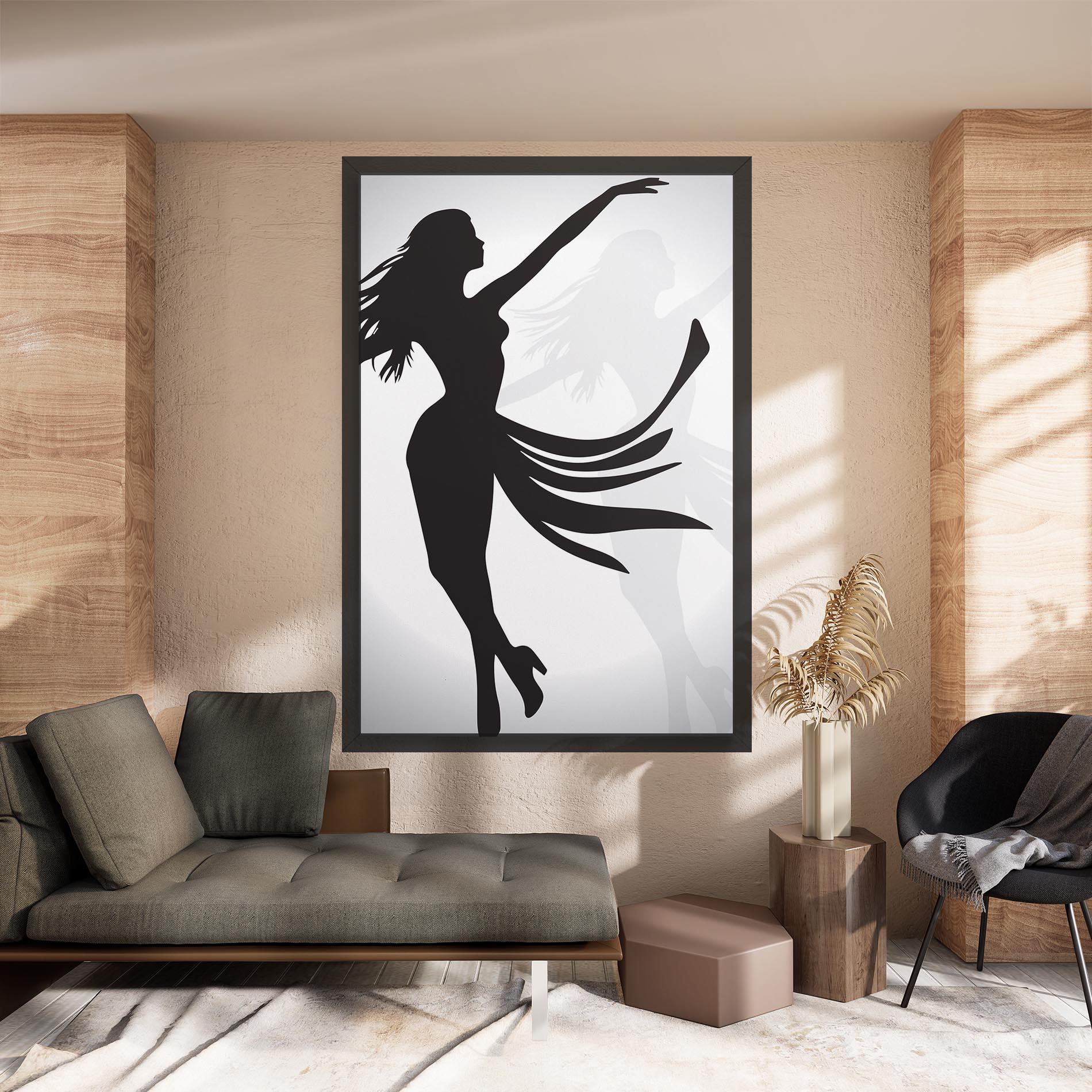 Tablou Canvas Dance Shilouette mockup 8