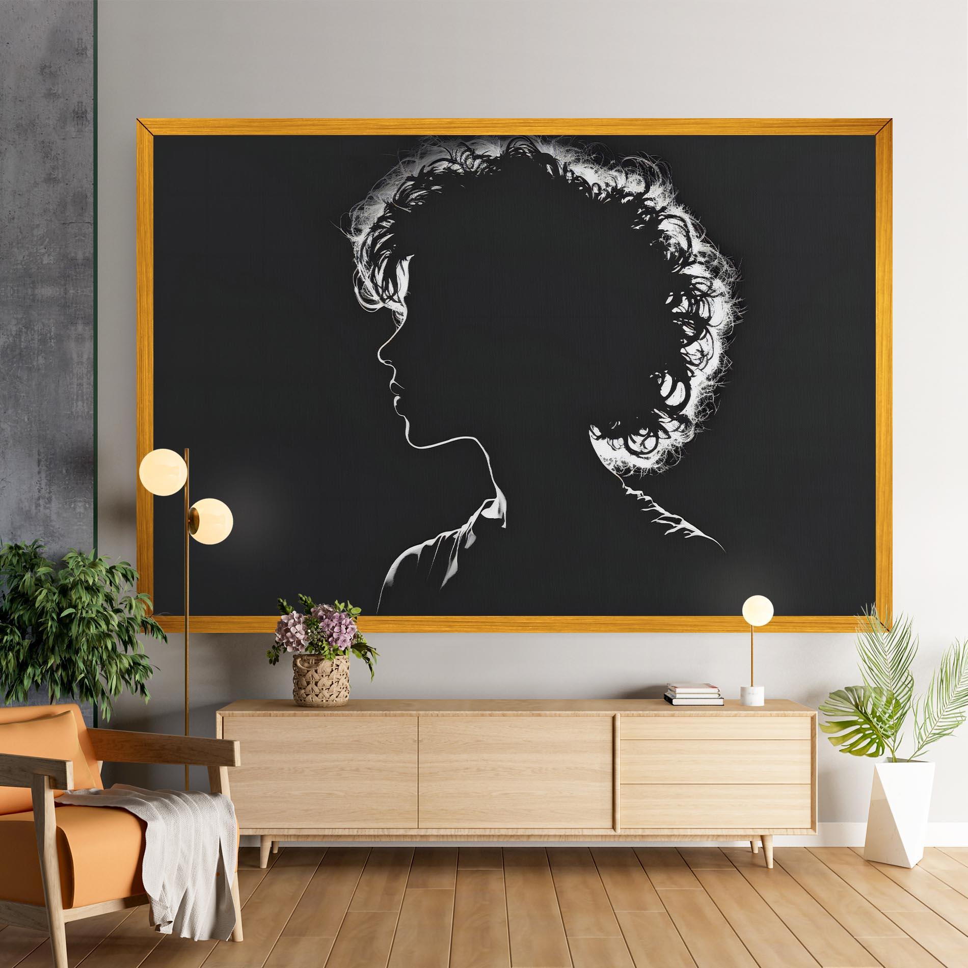 Tablou Canvas Digital Silhouette mockup 9