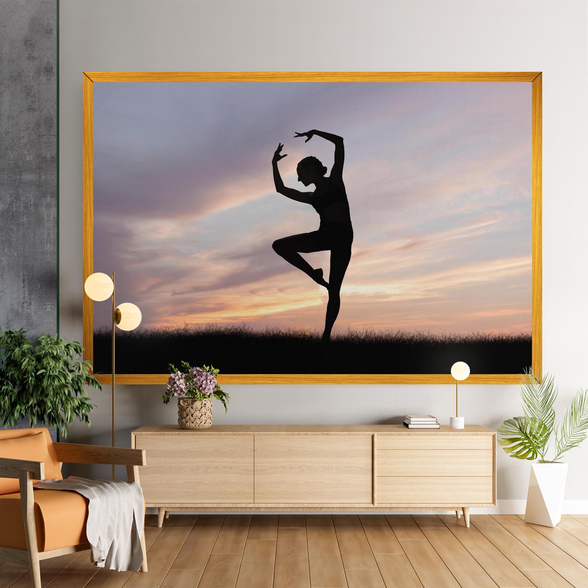 Tablou Canvas Purple Sky Posing mockup 9