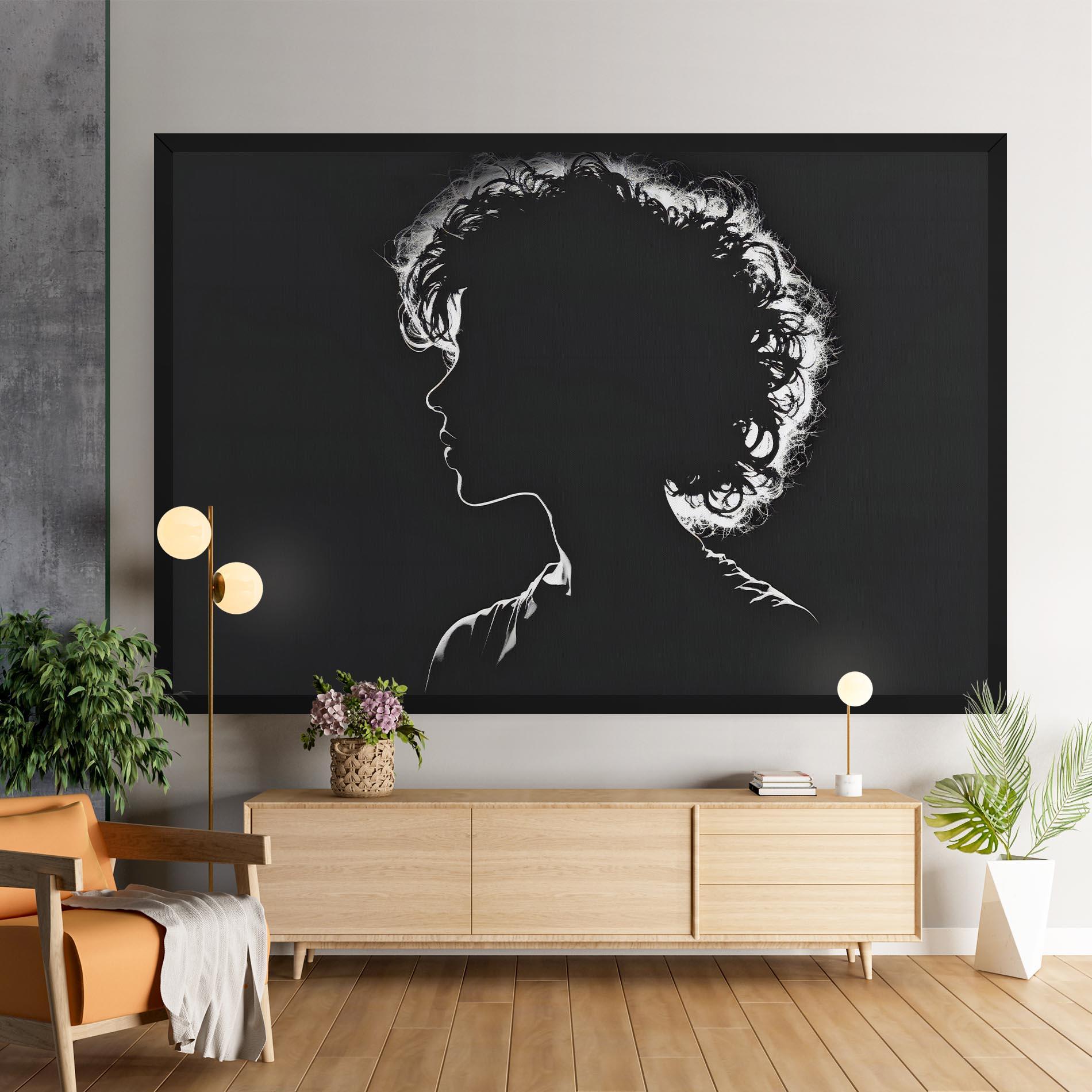 Tablou Canvas Digital Silhouette mockup 9