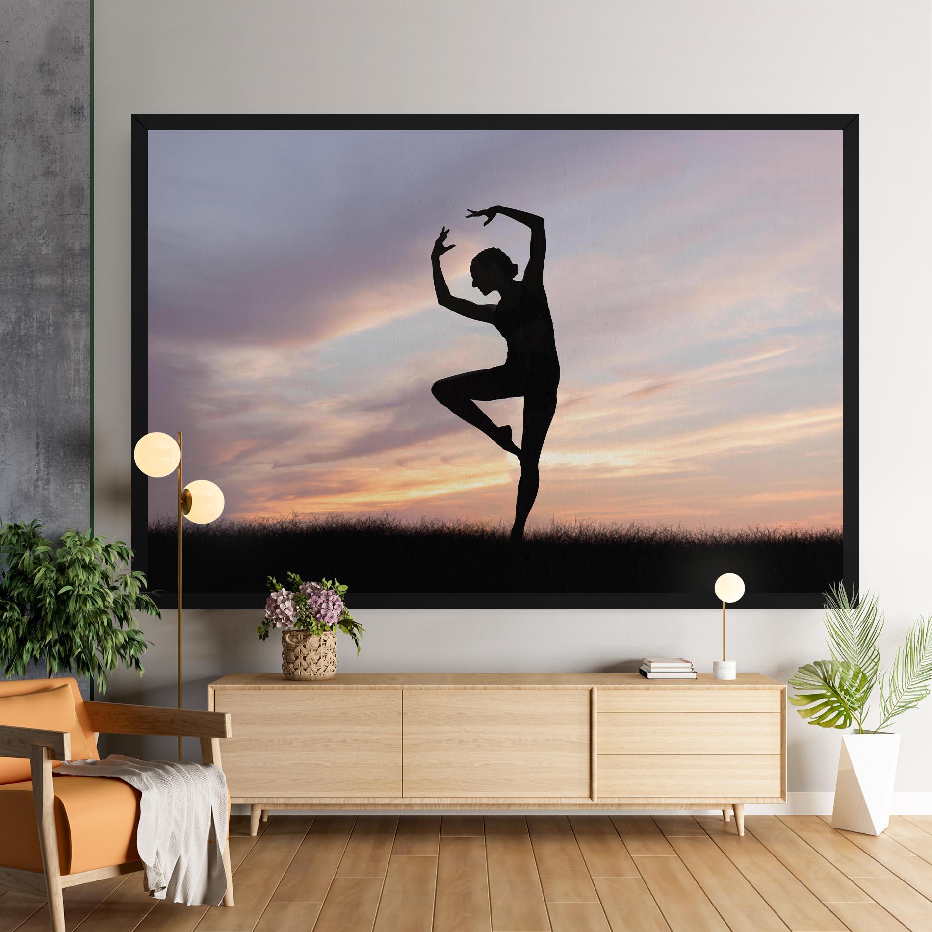 Tablou Canvas Purple Sky Posing mockup 9