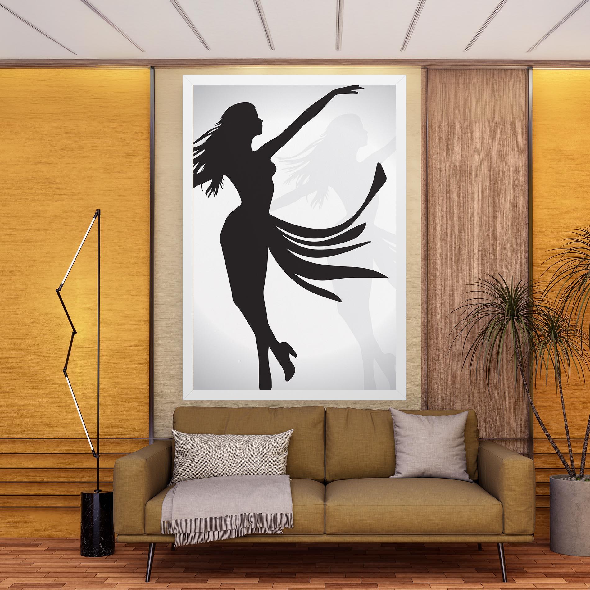 Tablou Canvas Dance Shilouette mockup 9