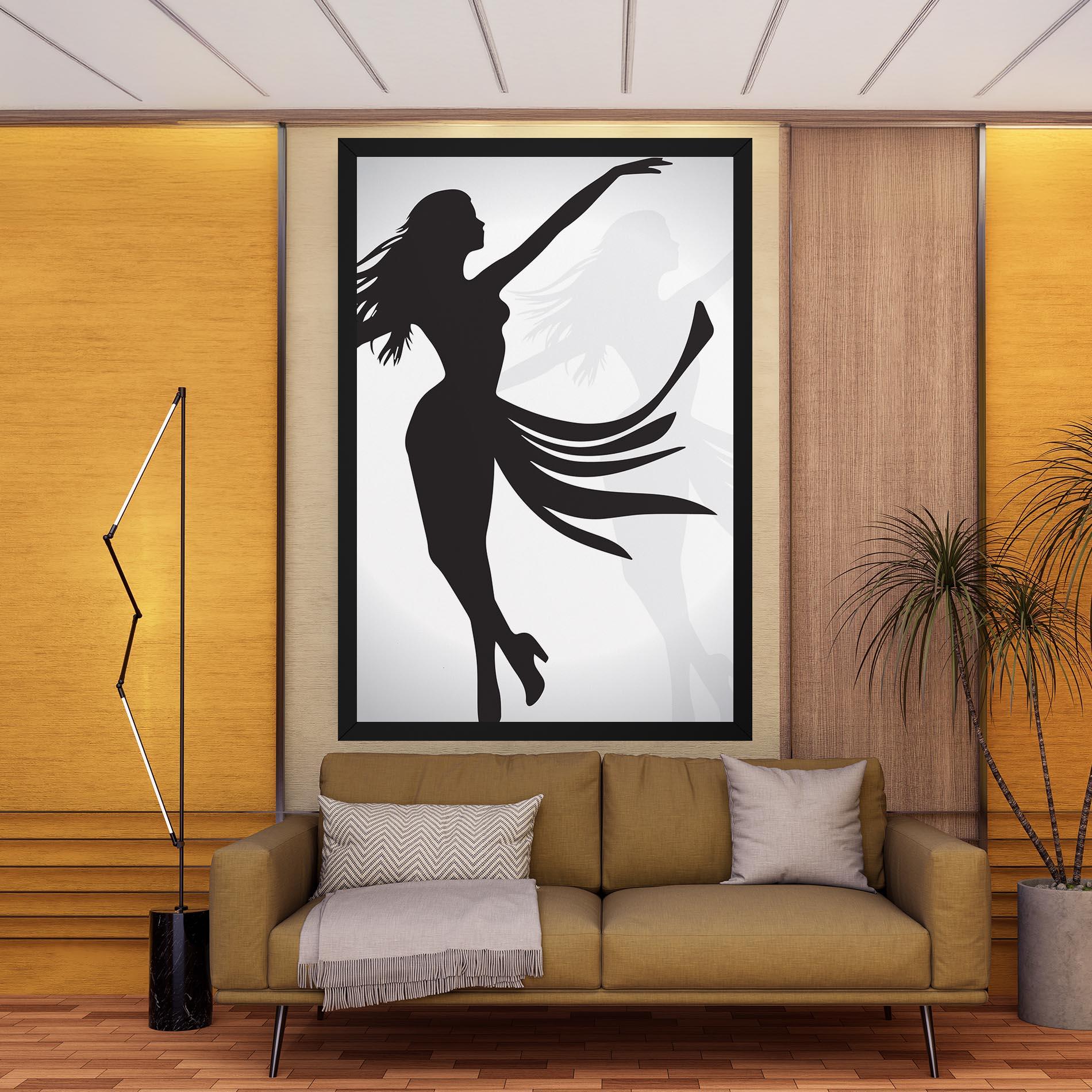 Tablou Canvas Dance Shilouette mockup 9