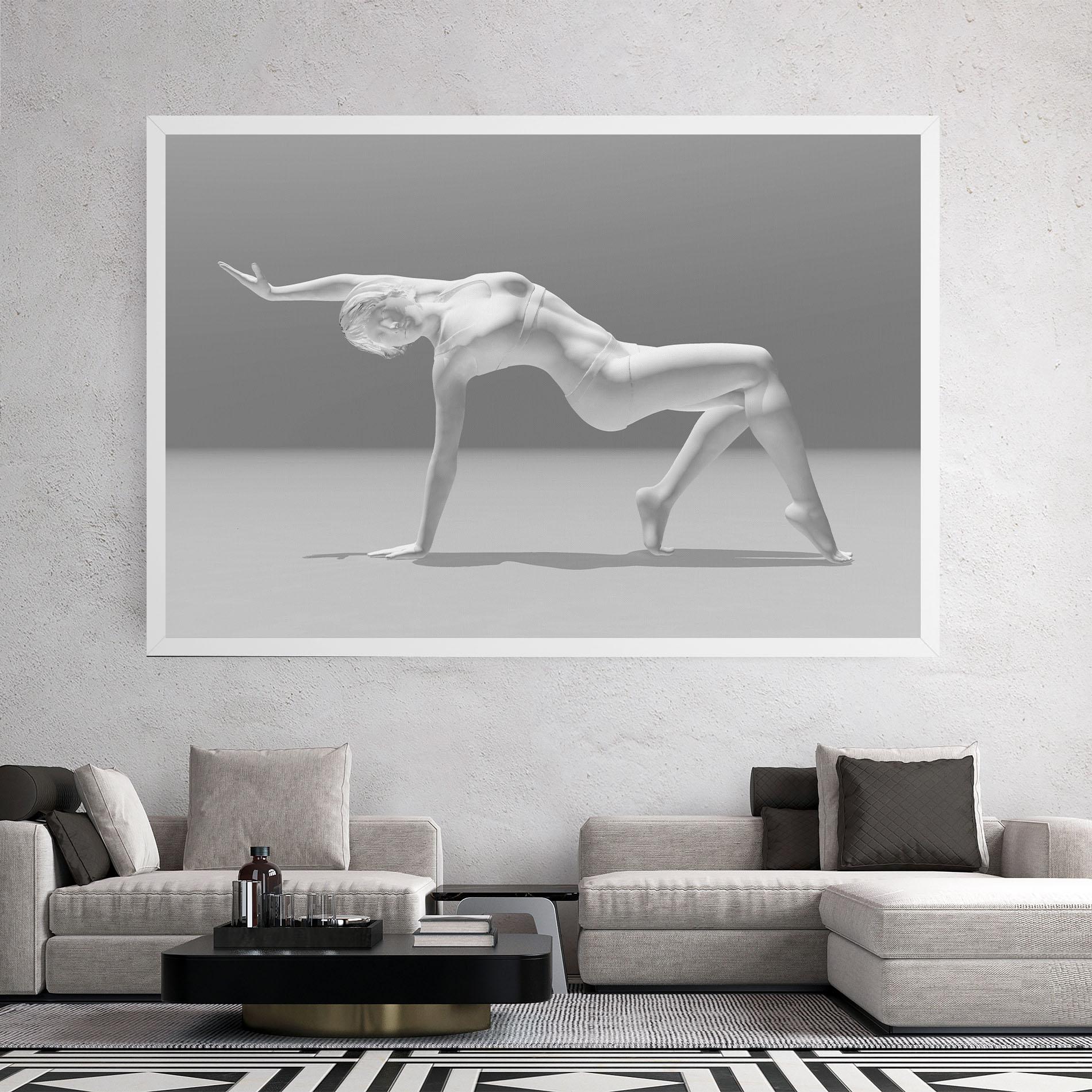 Tablou Canvas 3d Gymnastic Pose mockup 2