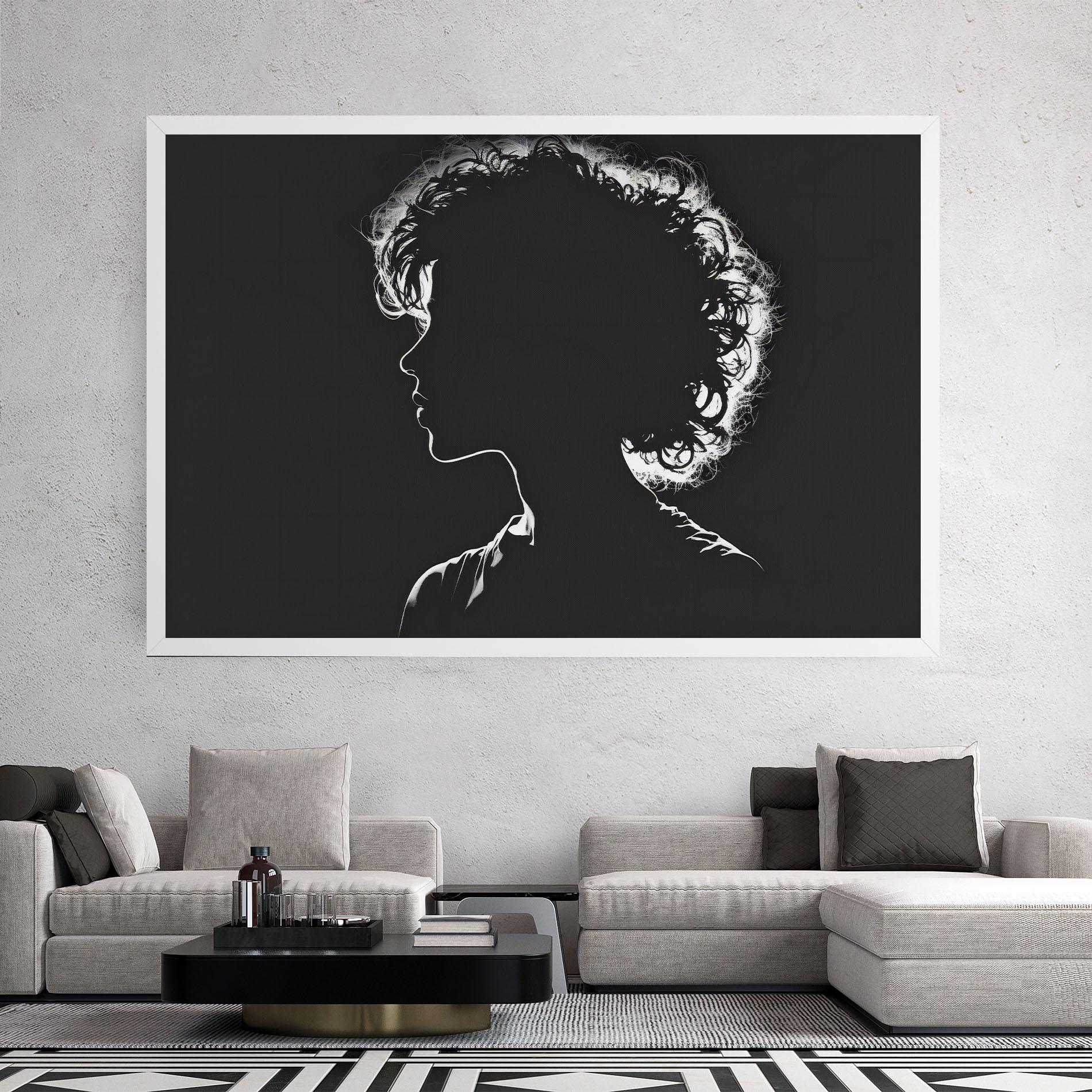 Tablou Canvas Digital Silhouette mockup 2