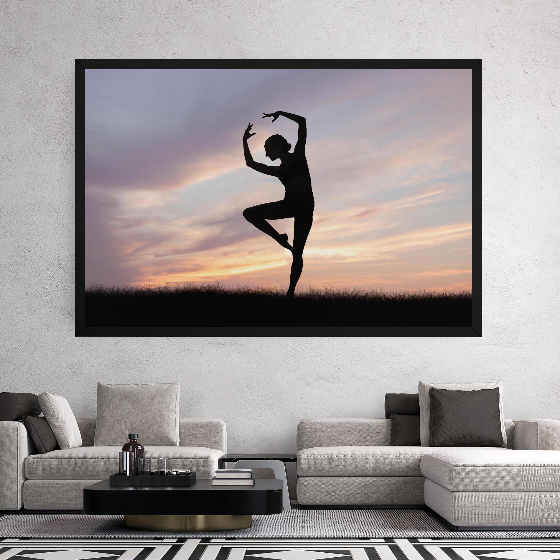 Tablou Canvas Purple Sky Posing mockup 2
