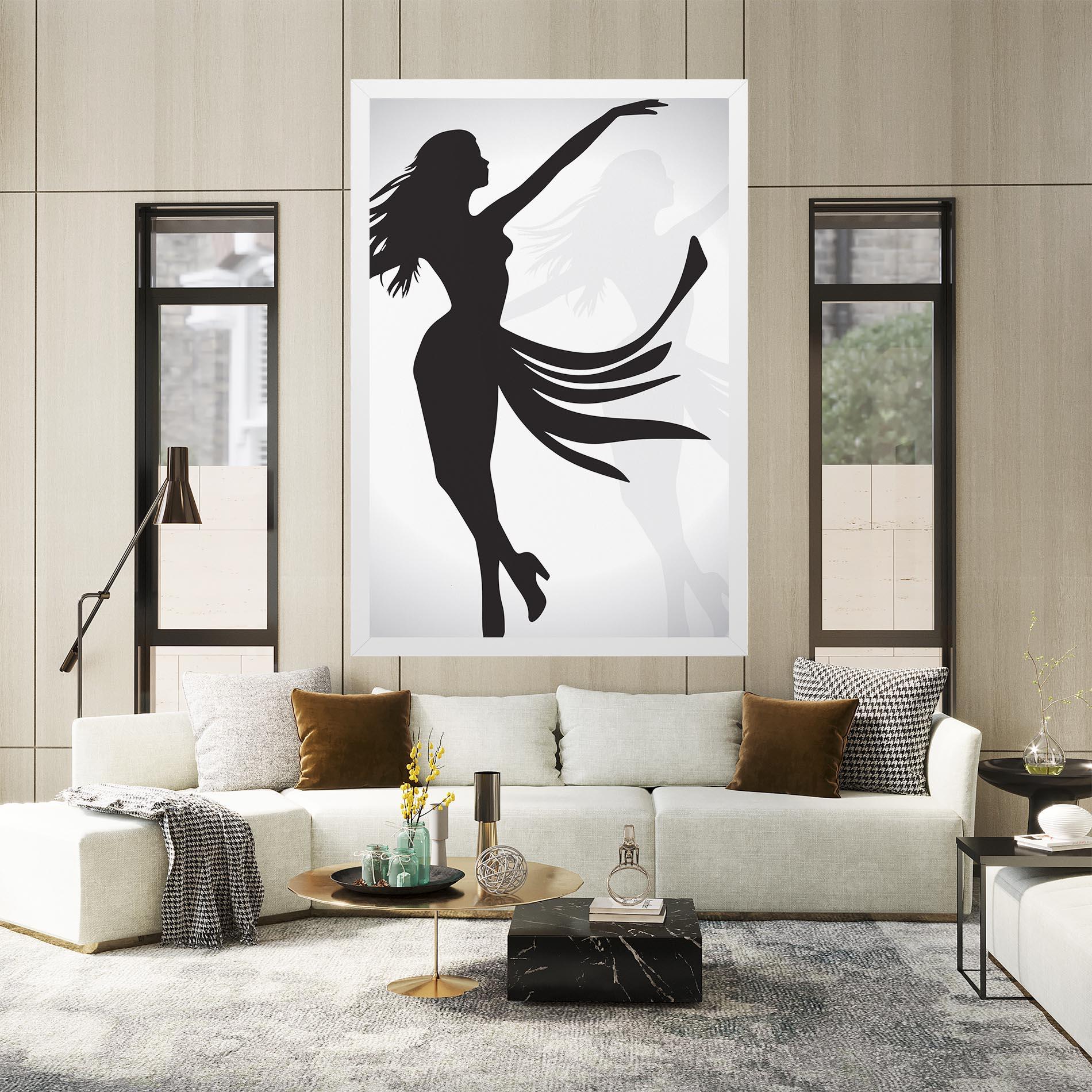 Tablou Canvas Dance Shilouette mockup 2