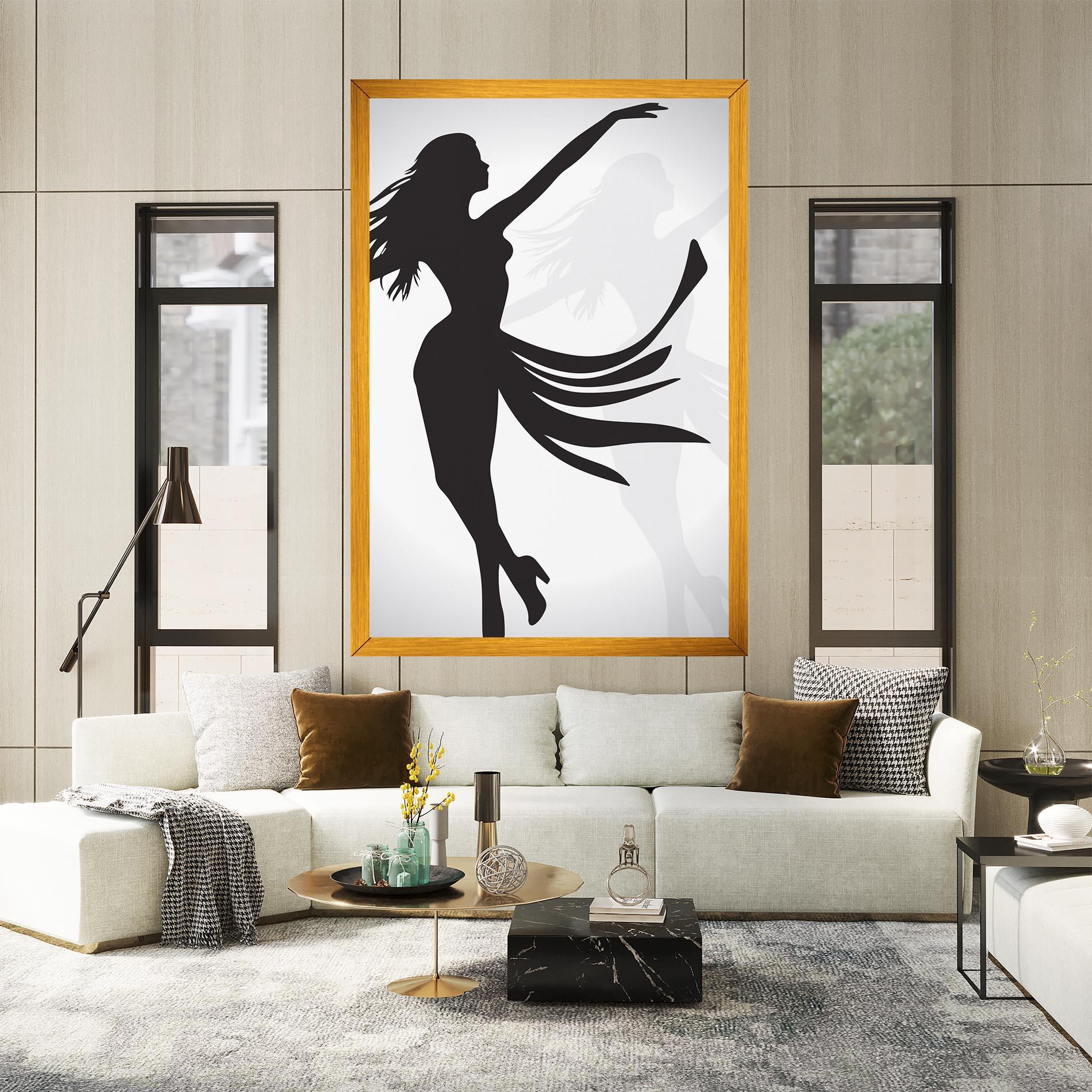 Tablou Canvas Dance Shilouette mockup 2