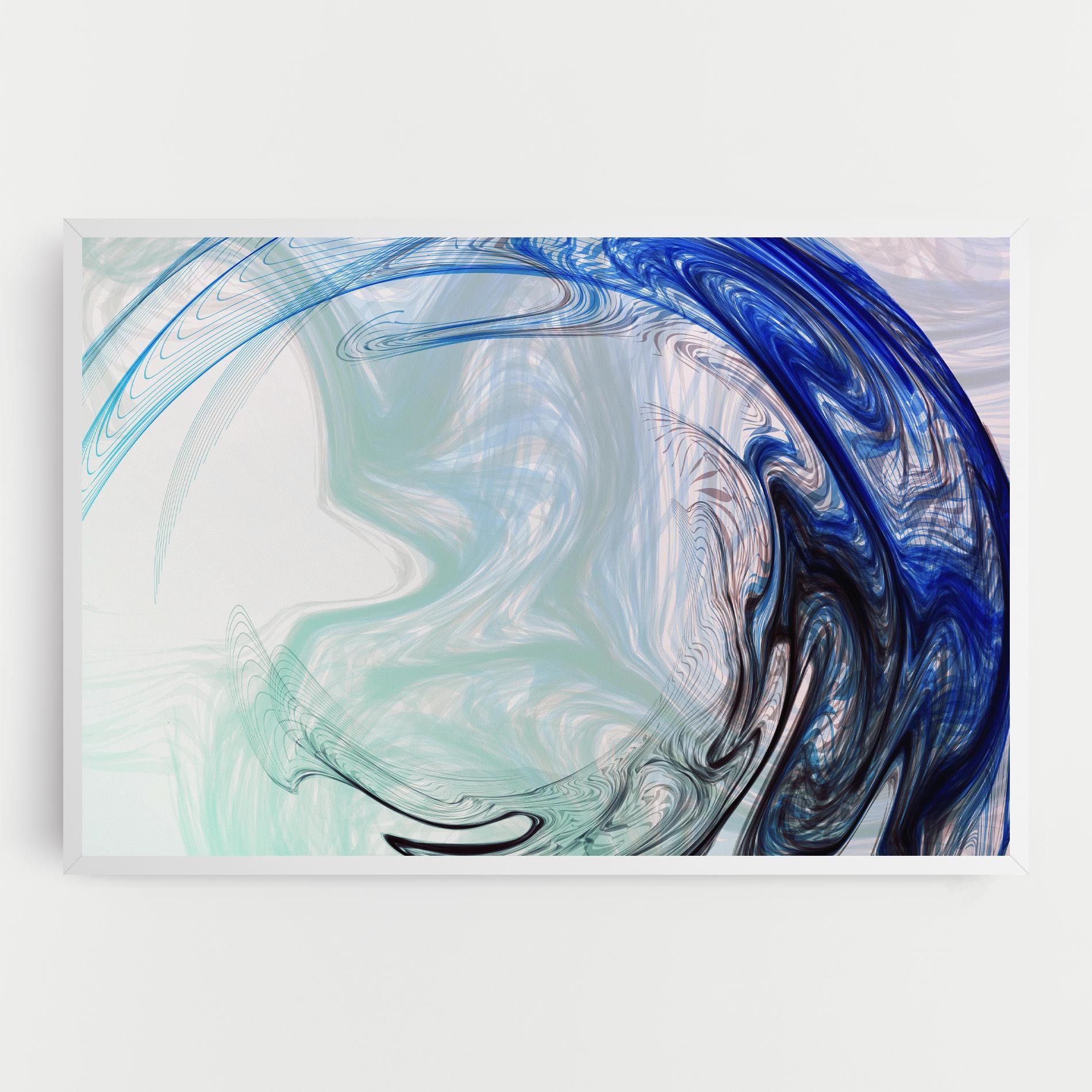 Blue Black Art mockup 0