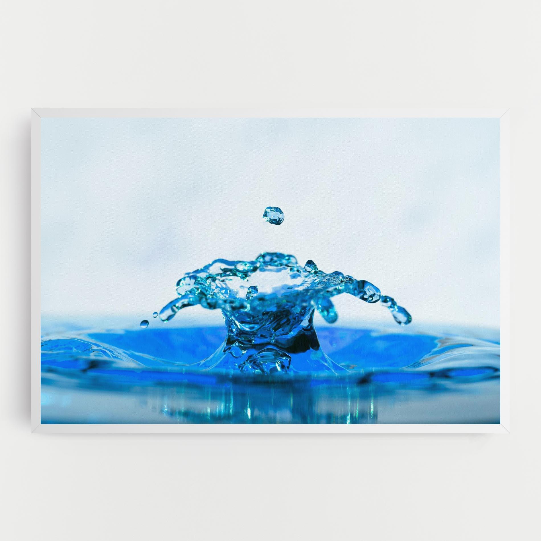 Tablou Canvas Blue Water Splash mockup 0