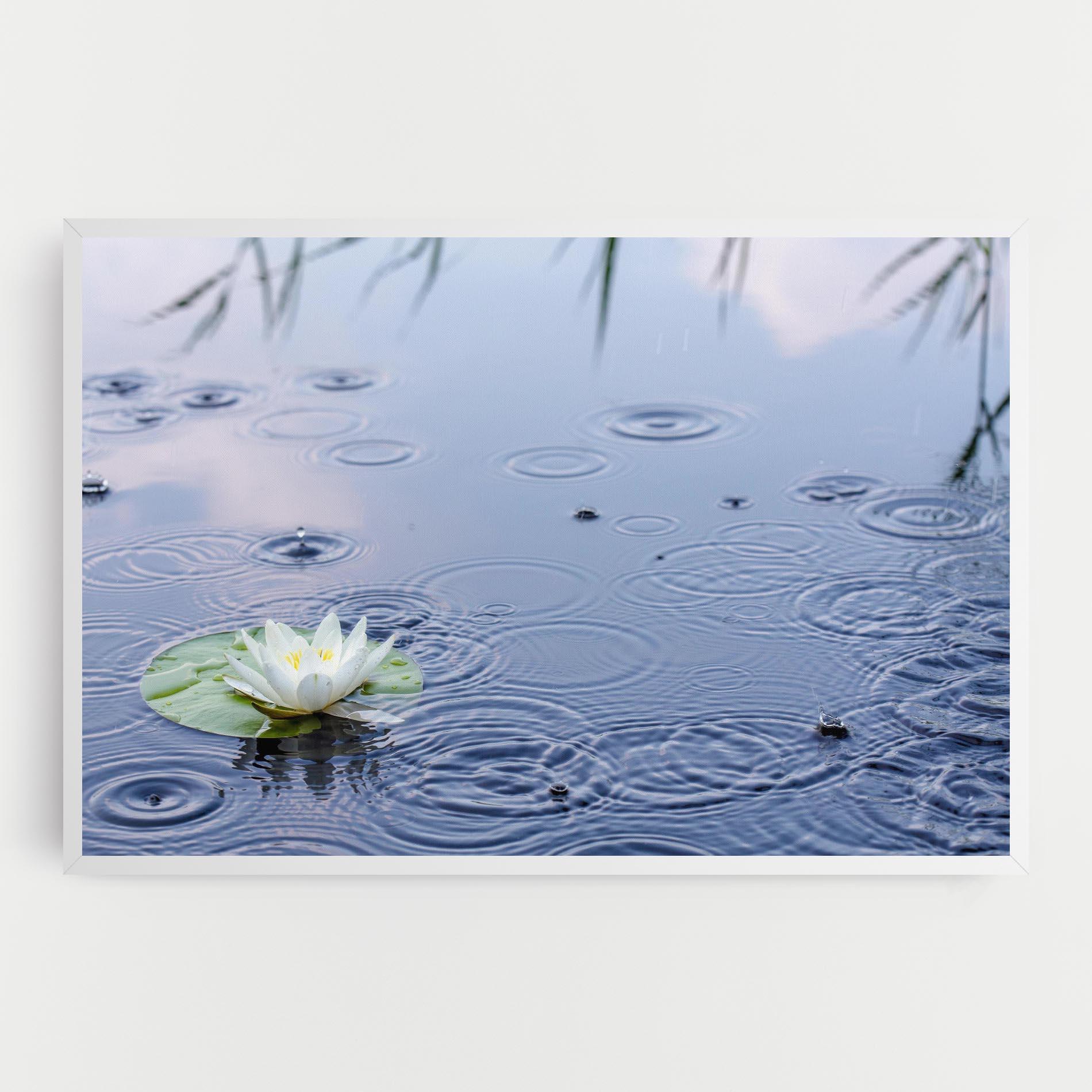 Tablou Canvas Clear Lake Rain mockup 0