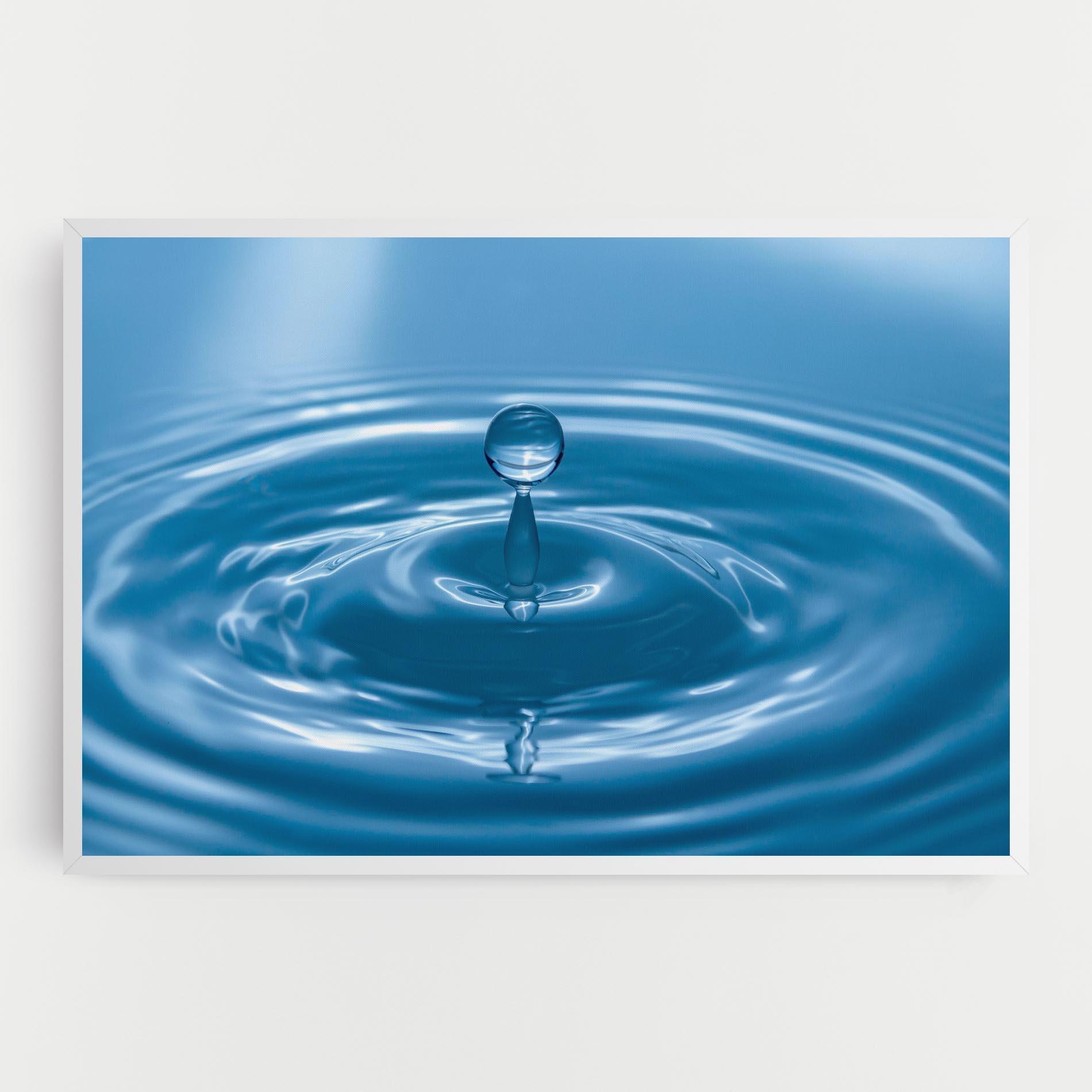 Tablou Canvas Drop Close Up mockup 0